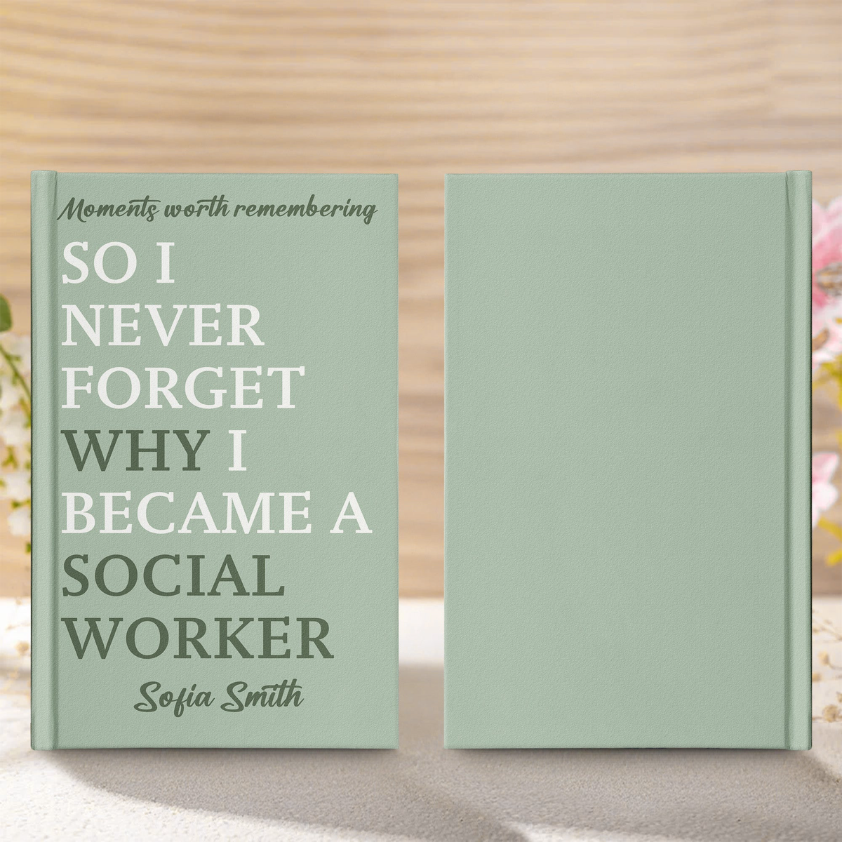 Appreciation Gift For Coworker, Teacher, Nurse, Social Worker - Personalized Journal