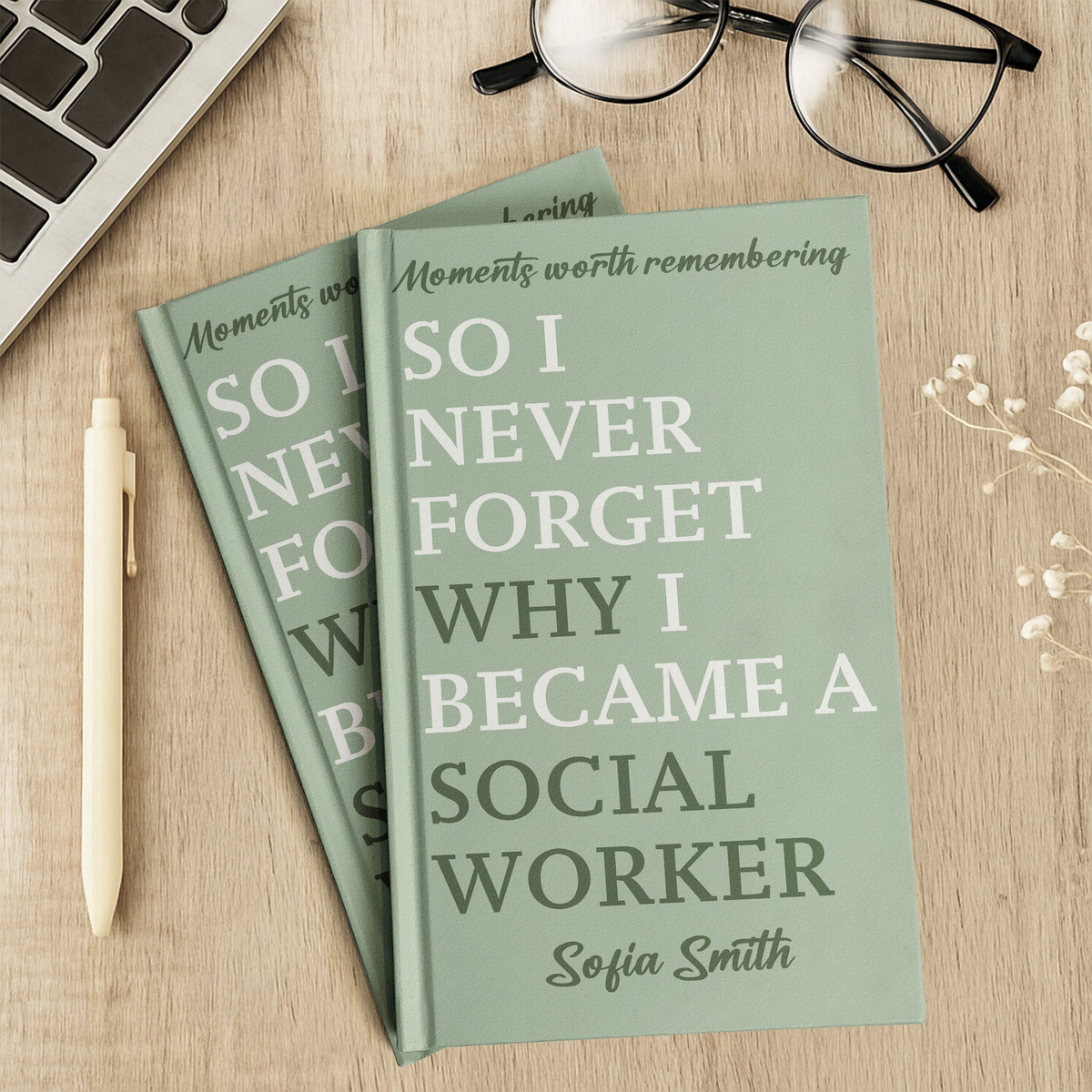 Appreciation Gift For Coworker, Teacher, Nurse, Social Worker - Personalized Journal