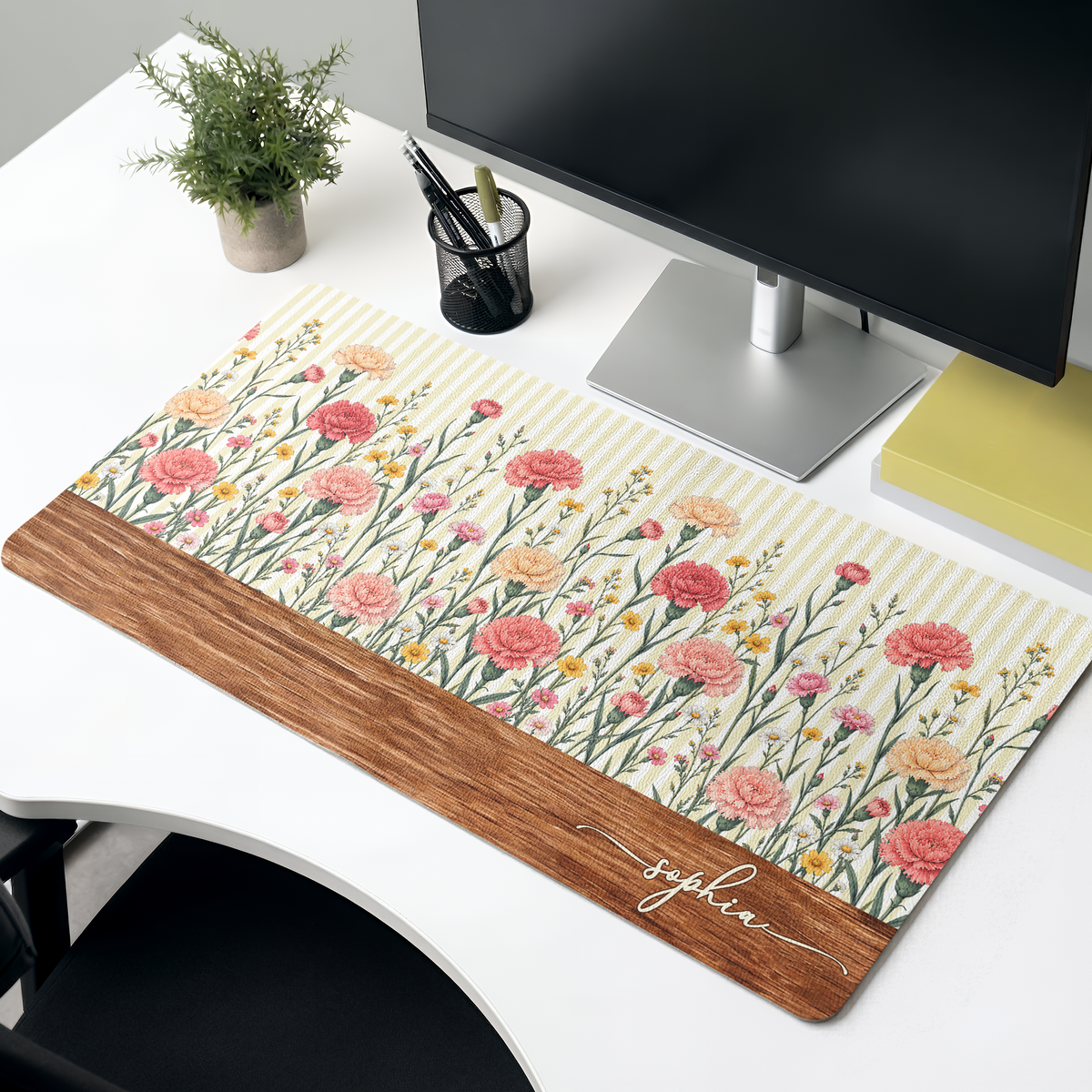 custom-birth-flower-striped-pattern-custom-name-new-version-personalized-desk-mat-2
