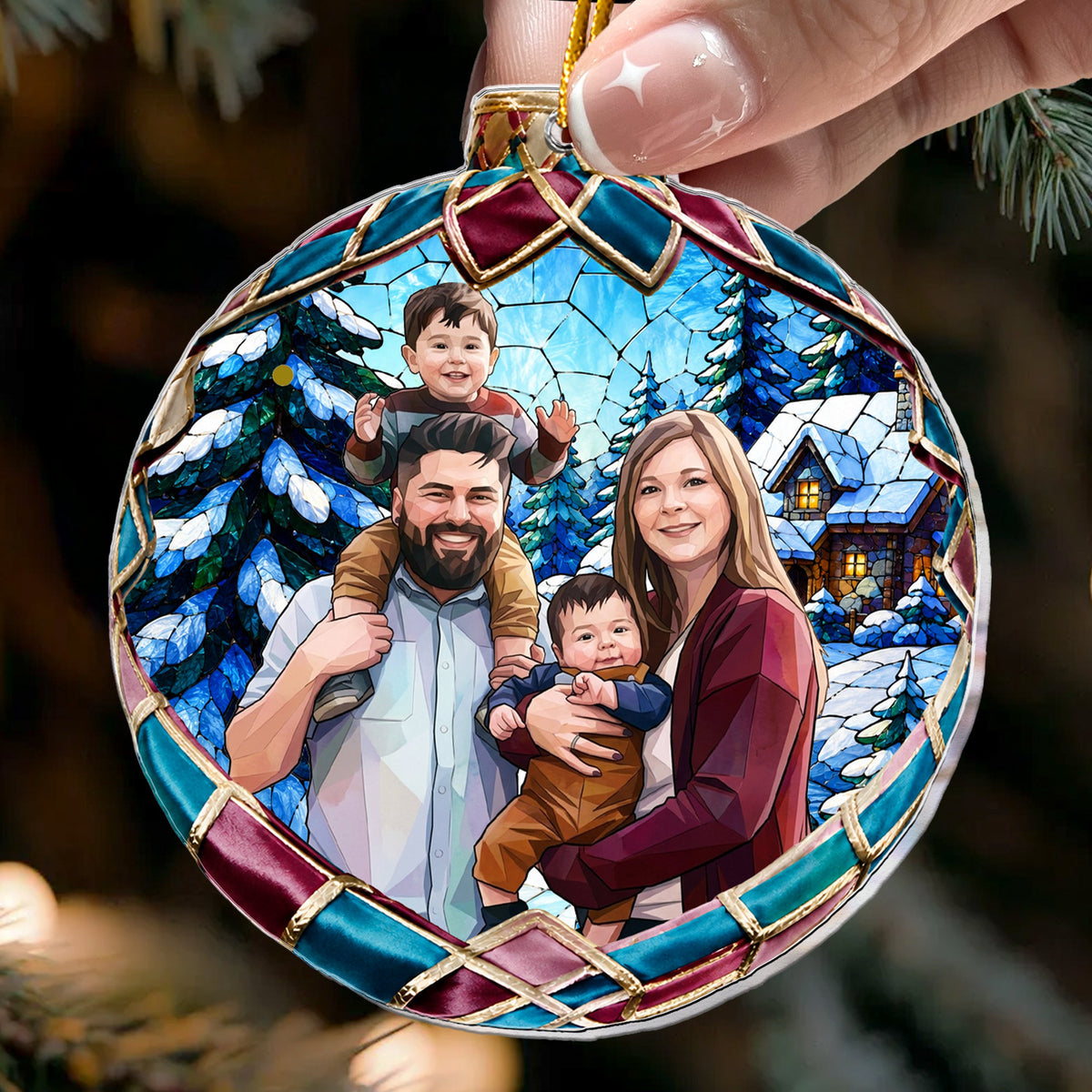 custom-family-photo-stained-glass-christmas-gifts-personalized-ornament-2