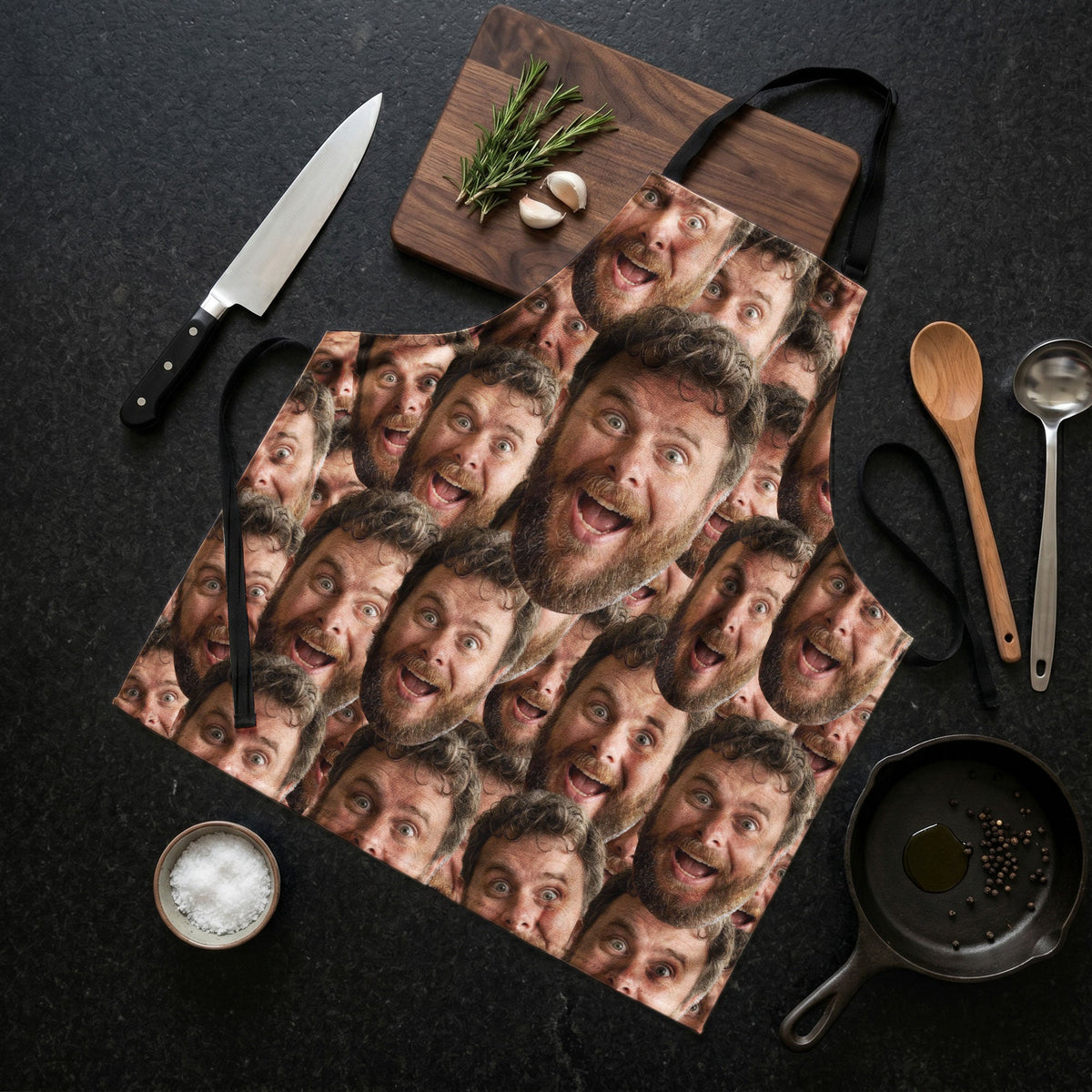Custom Funny Face Gifts For Men Gifts For Women - Personalized Apron