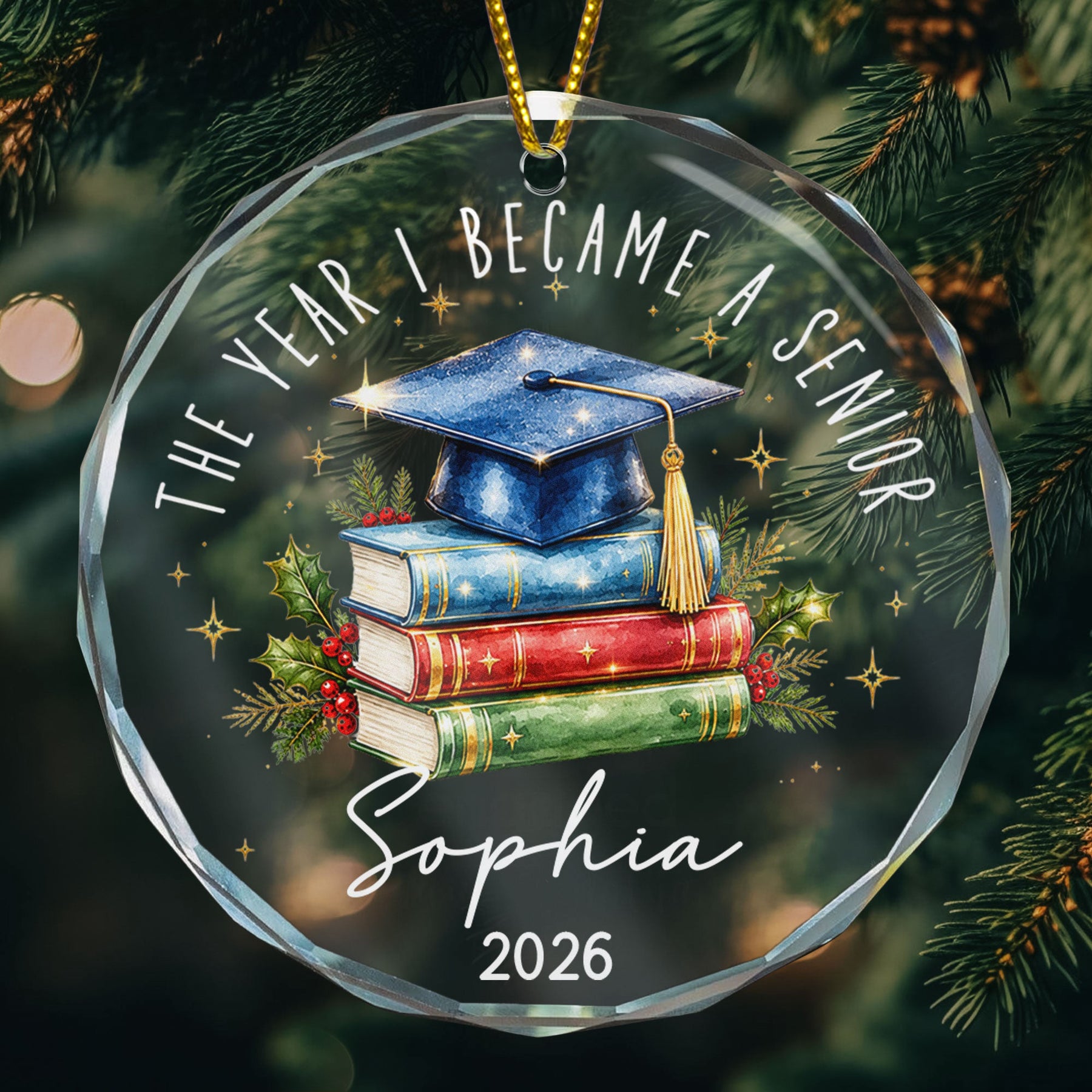 Custom Milestone Keepsake Graduation Year - Personalized Ornament