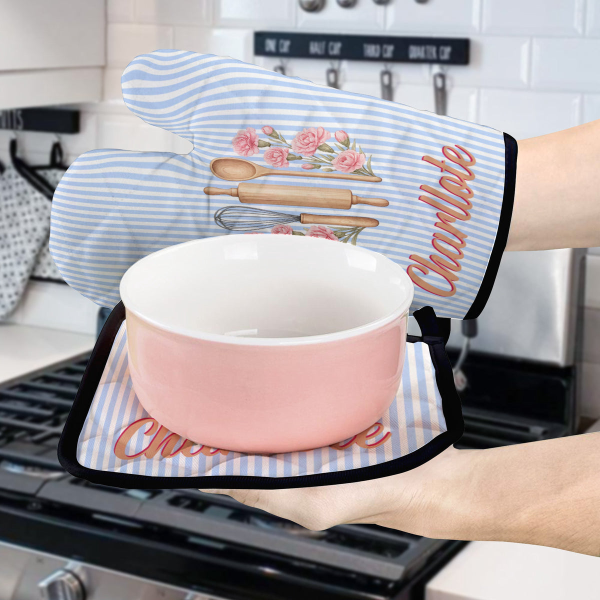 custom-name-and-birth-flower-striped-pattern-personalized-oven-mitts-and-pot-holder-3