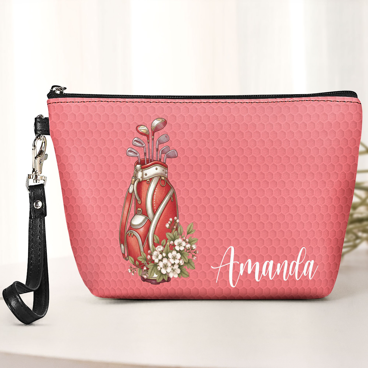 Custom Name, Girls Golf, Golf Pouch, Gift For Golf Lover, Golf Player - Personalized Bag