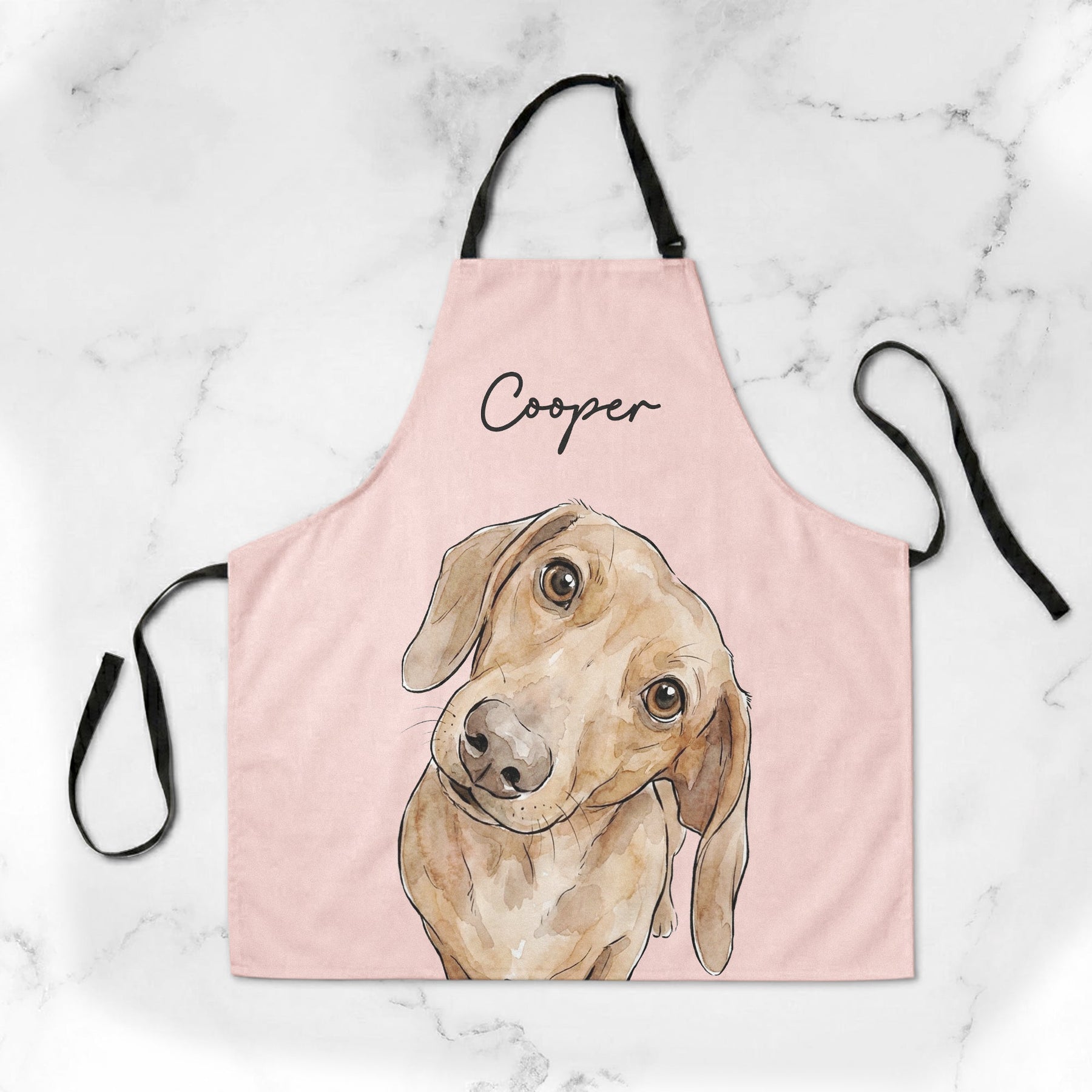 Custom Pet Portrait Gifts For Pet Lovers Kitchen Apron For Women Men - Personalized Apron
