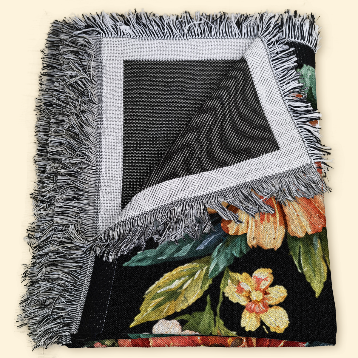 Custom Pet Portrait Oil Painting Art Gifts For Pet Lovers - Personalized Woven Blanket