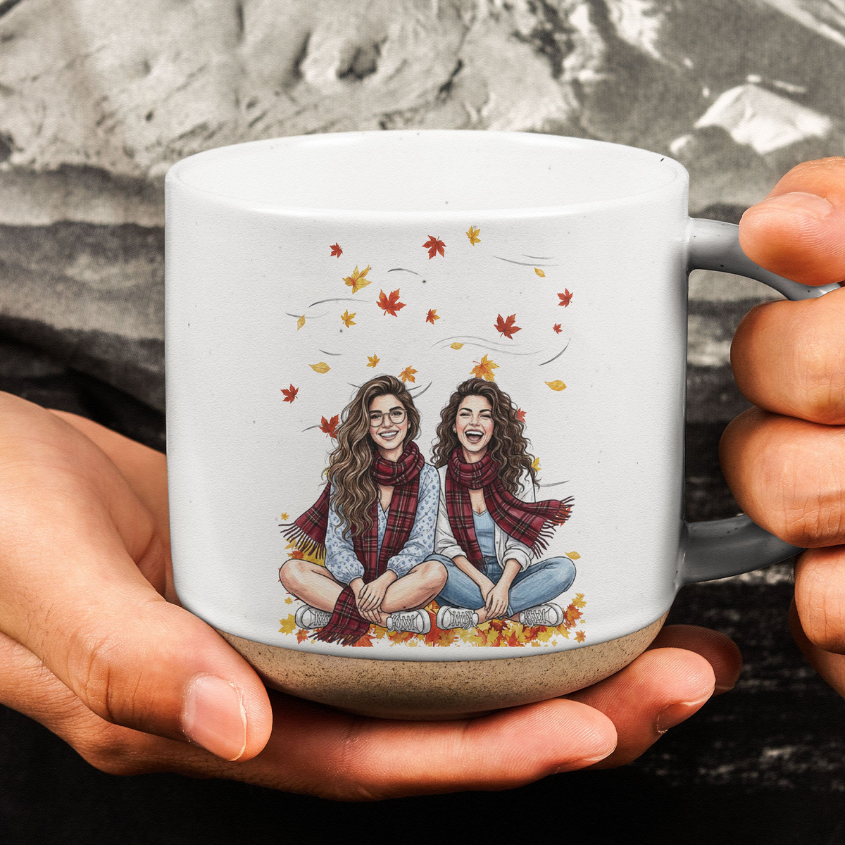 Custom Photo Gift For Friend Bestie Sister Family, Friendsgiving Ideas, Thanksgiving Gift, Gift For Friend, Christmas Gift, Friendship Mug - Personalized Mug