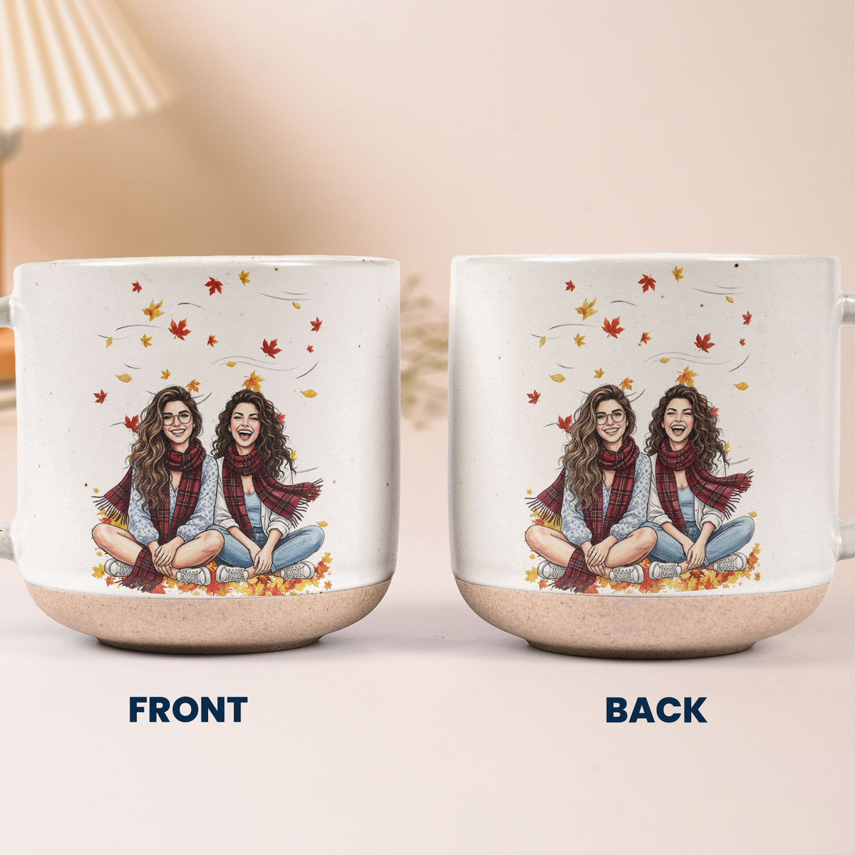 Custom Photo Gift For Friend Bestie Sister Family, Friendsgiving Ideas, Thanksgiving Gift, Gift For Friend, Christmas Gift, Friendship Mug - Personalized Mug