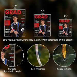 Graduation Magazine - Personalized Ornament