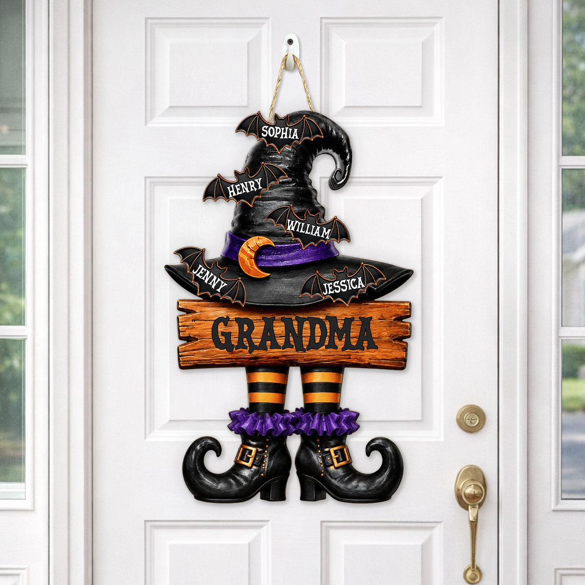 Grandma Witch - Personalized Wood Sign