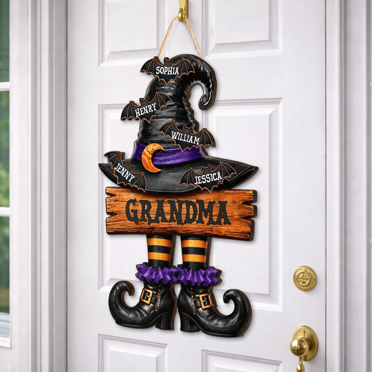 Grandma Witch - Personalized Wood Sign