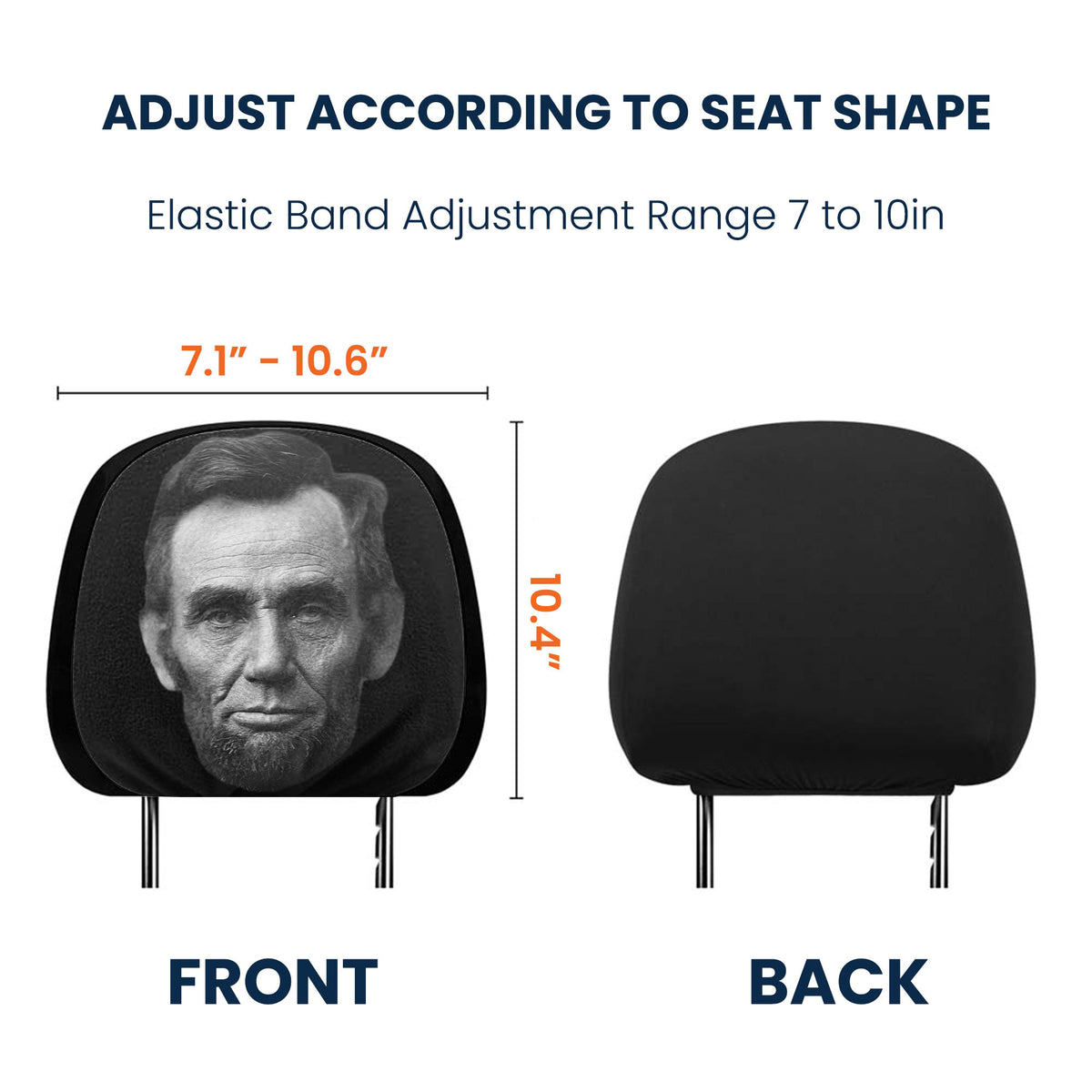 Halloween Patriotic Passengers - Personalized Car Headrest Covers