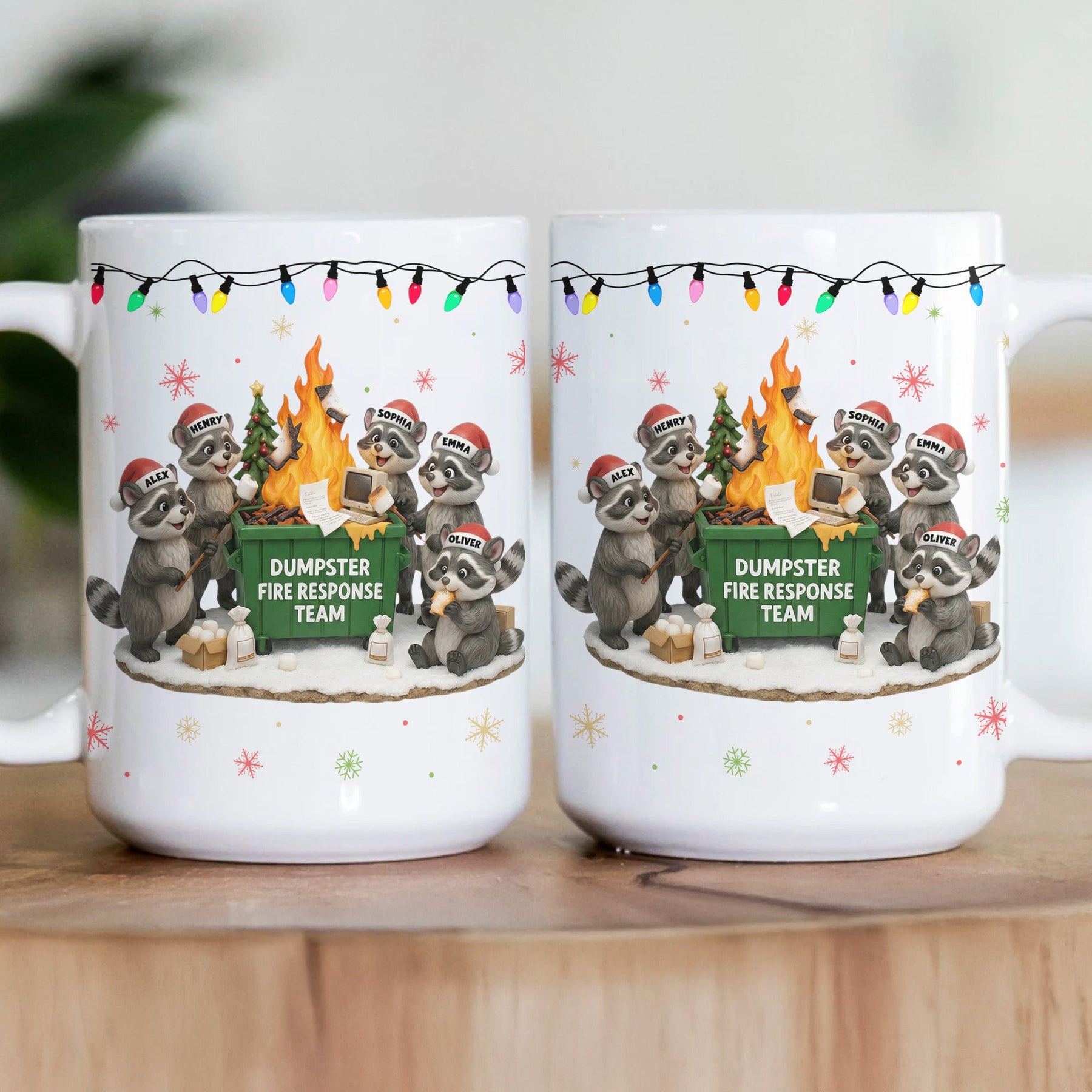 2026 Dumpster On Fire Response Team - Funny Exchange Gift For Coworker Team - Personalized Mug