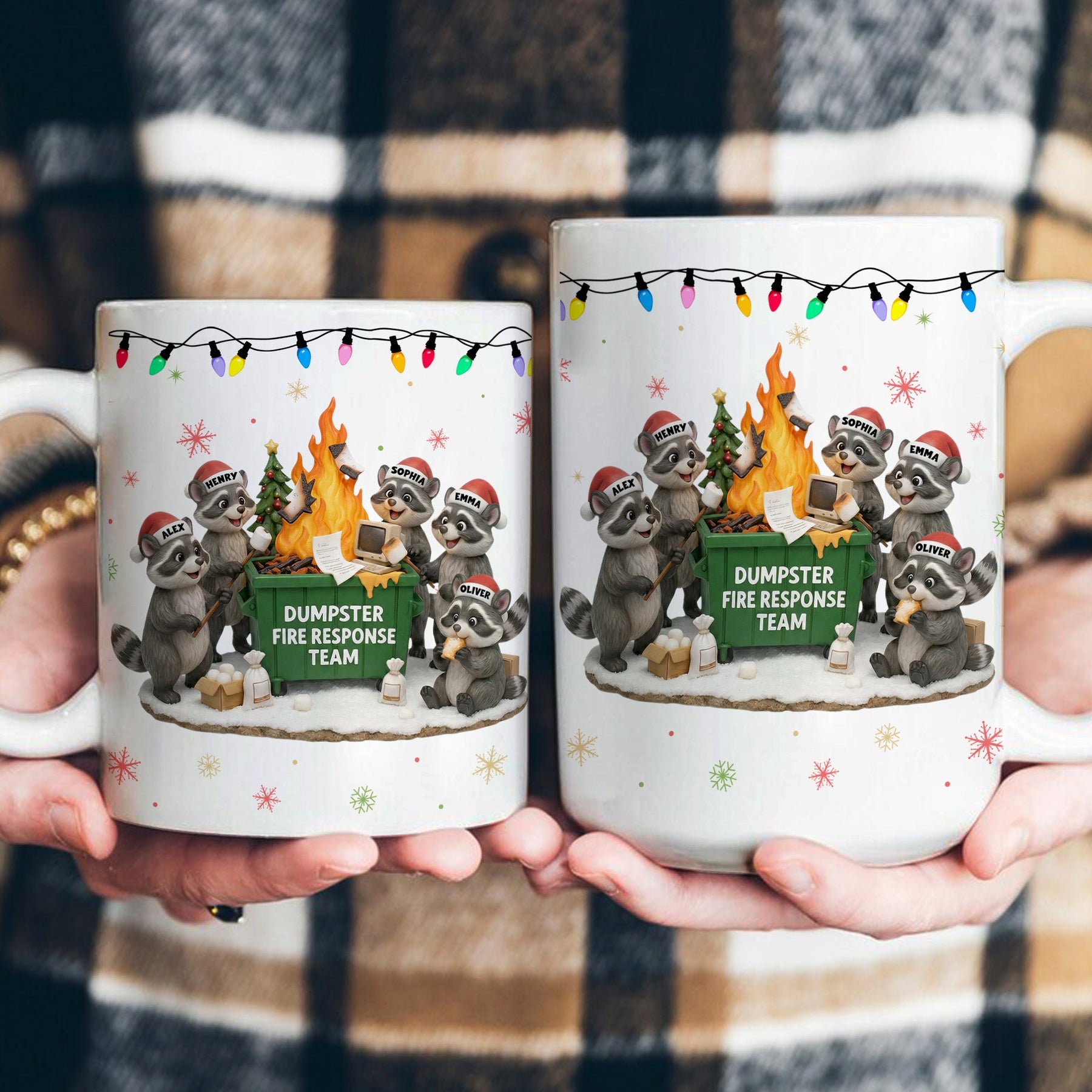 2026 Dumpster On Fire Response Team - Funny Exchange Gift For Coworker Team - Personalized Mug