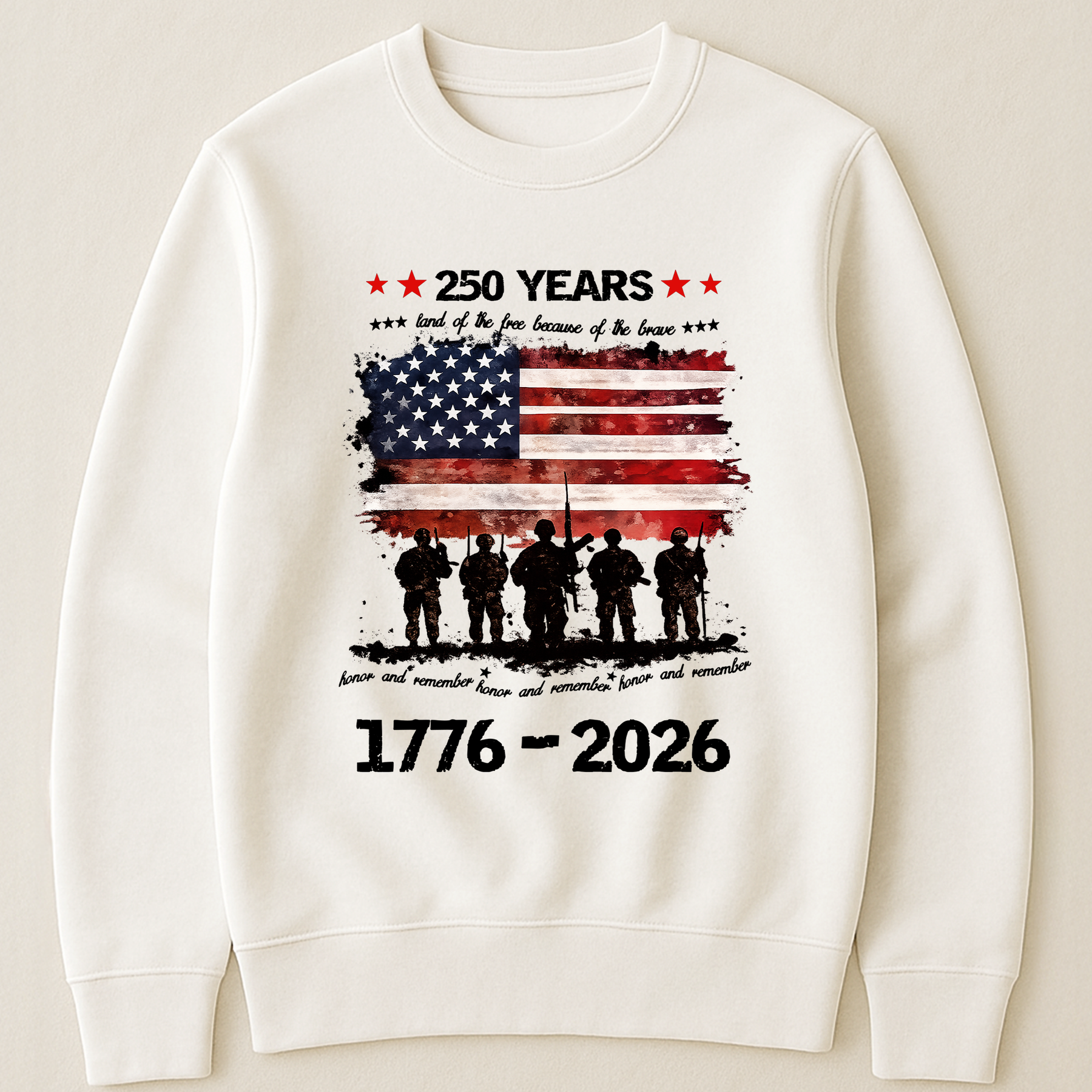 250 Years Land Of The Free - Shirt