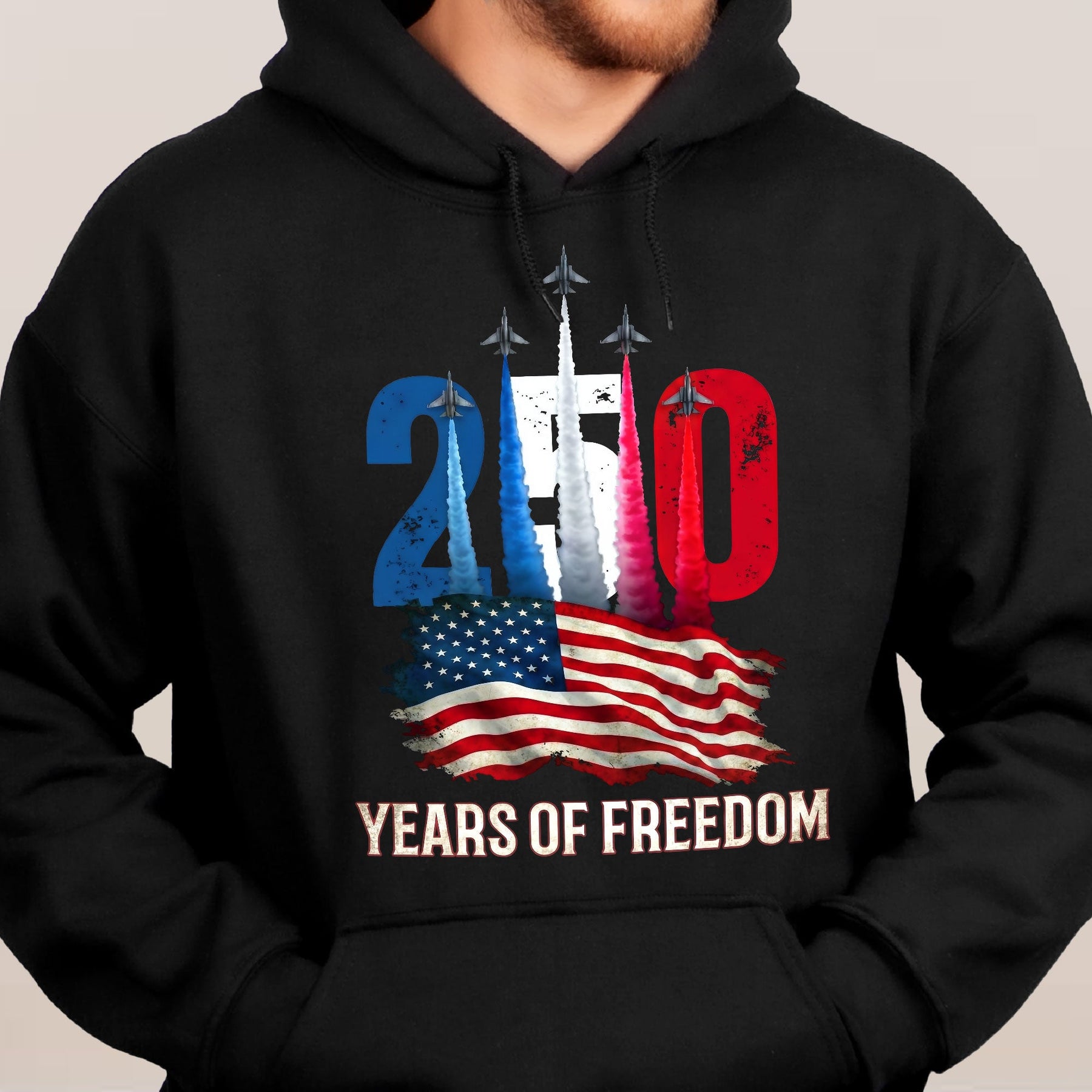 250 Years of Freedom Fighter Jet - Shirt