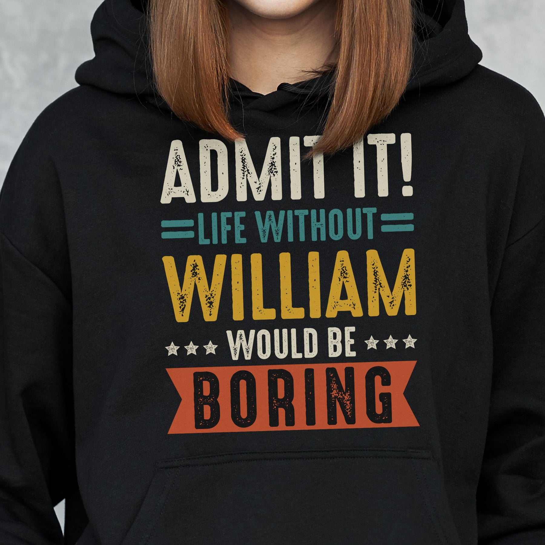 Admit It Life Without Would Be Boring - Retirement Party Gift - Personalized Shirt