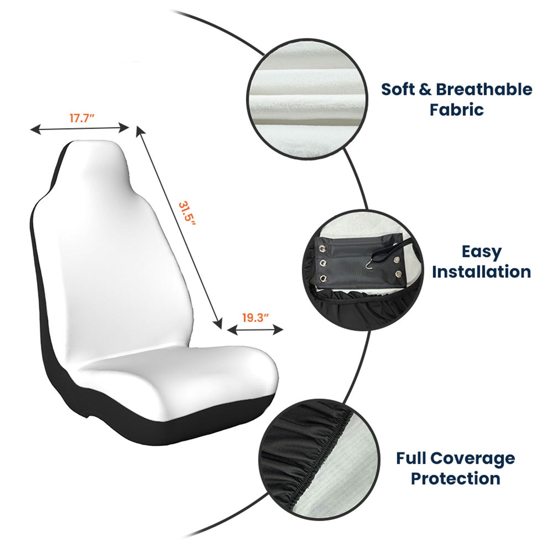 America 250Th Anniversary - Personalized Car Seat Cover