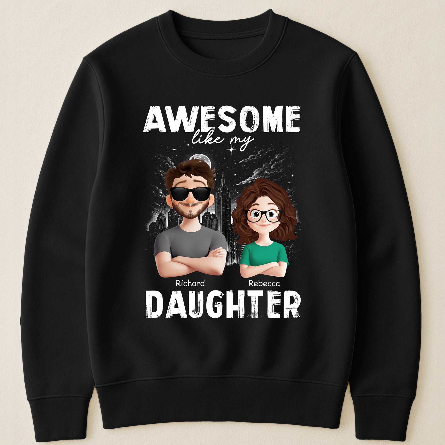 Awesome Like My Daughters, Sons, Children - Gifts For Dad - Personalized Shirt