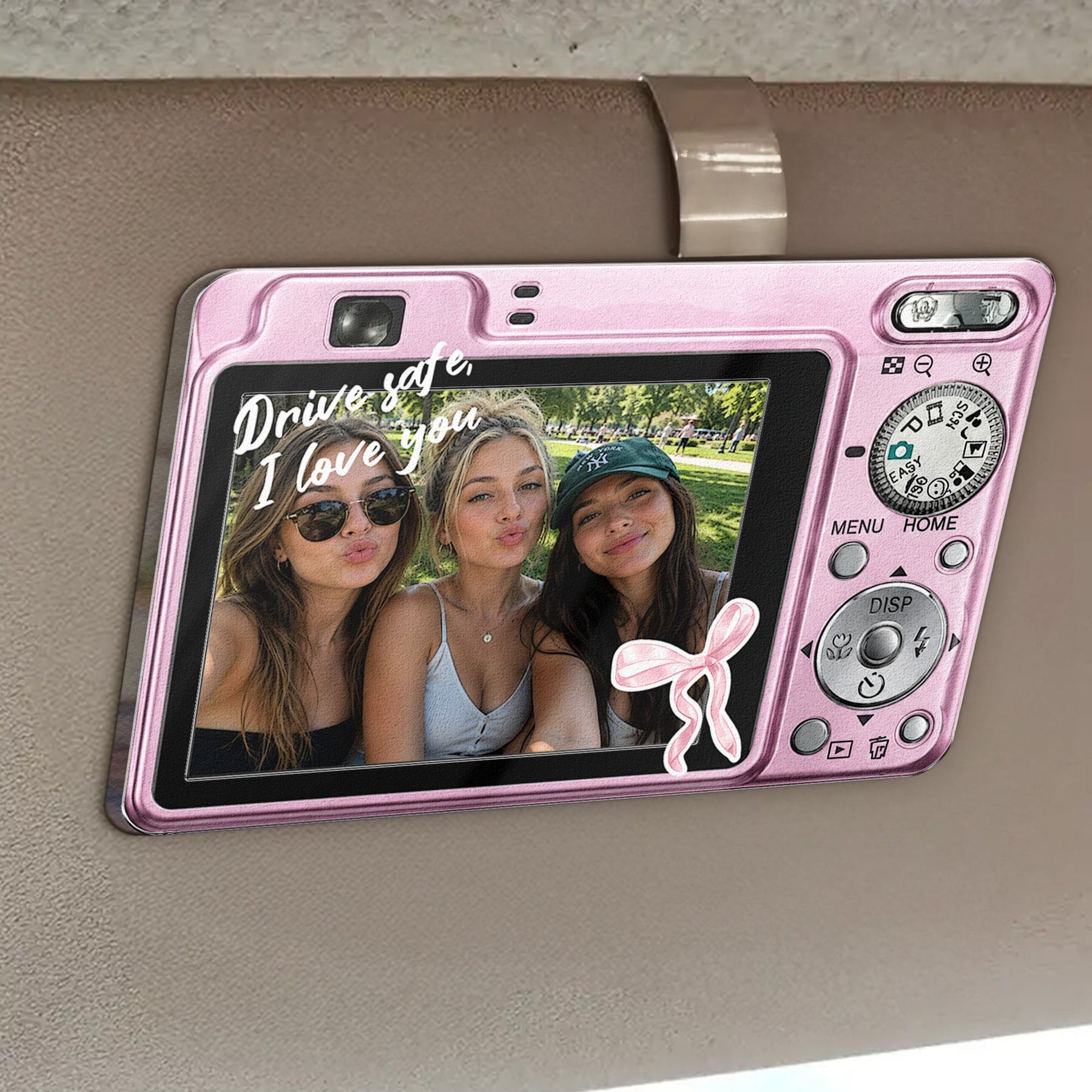 Best Friend Photo Friendship Gifts - Personalized Car Visor Clip