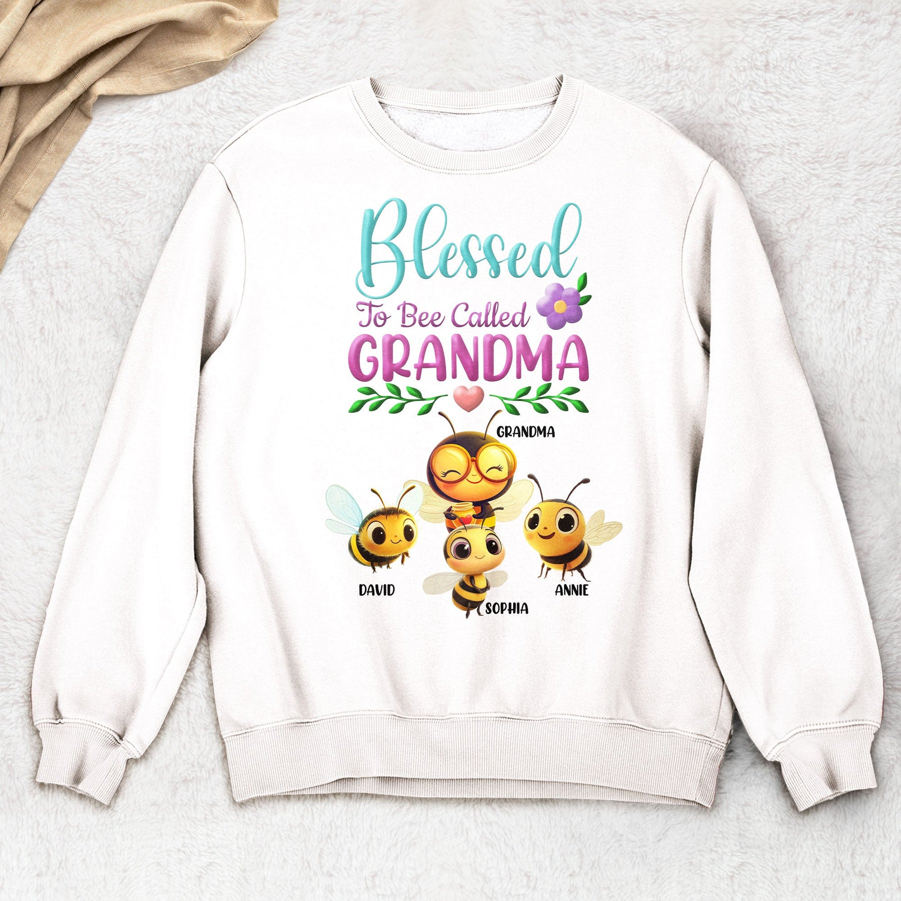 Blessed To Bee Called Grandma, Mom, Any Title - Personalized Shirt