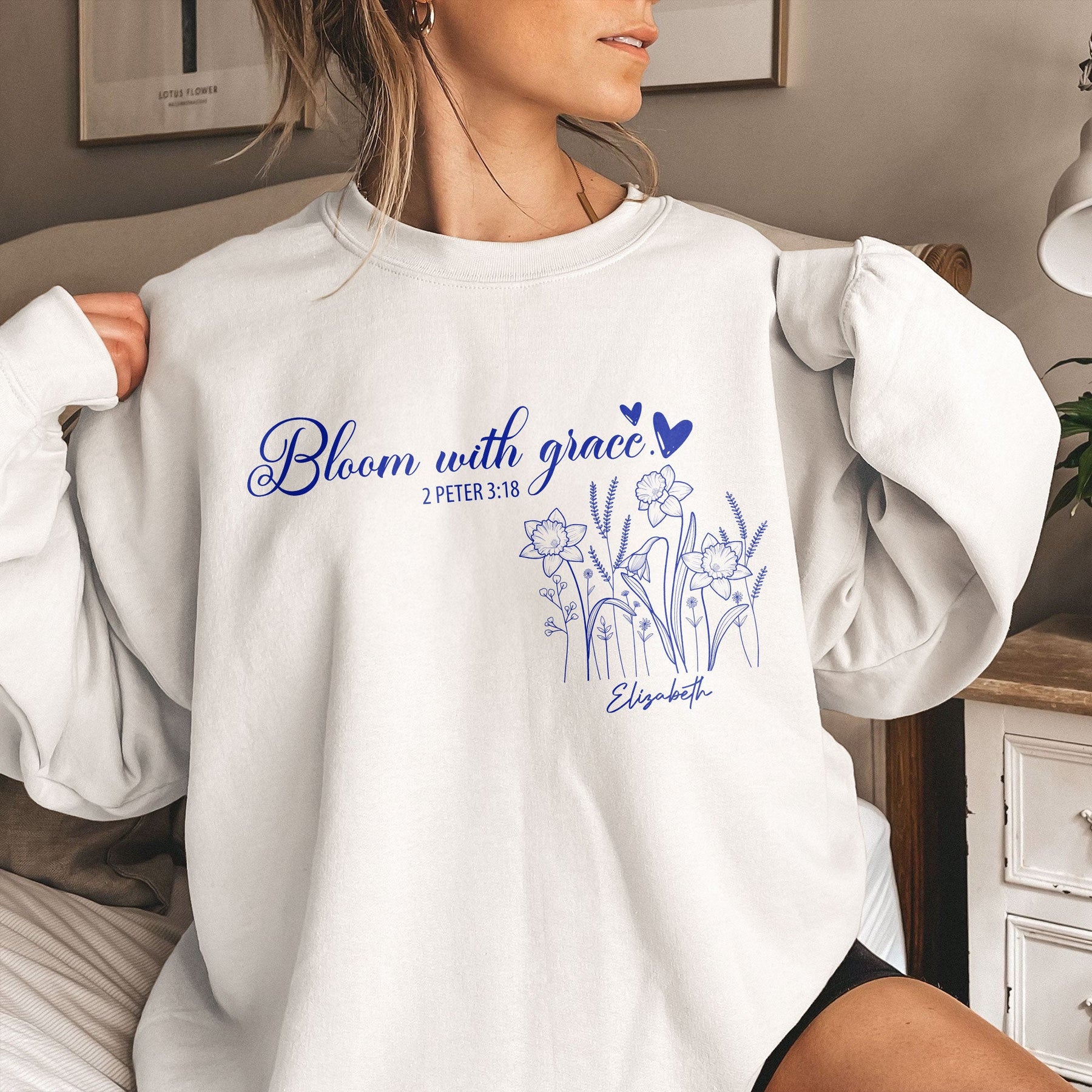 Bloom With Grace - Personalized Shirt