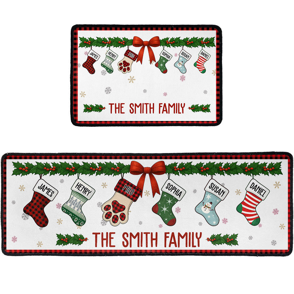 Christmas Together - Personalized Runner Rug
