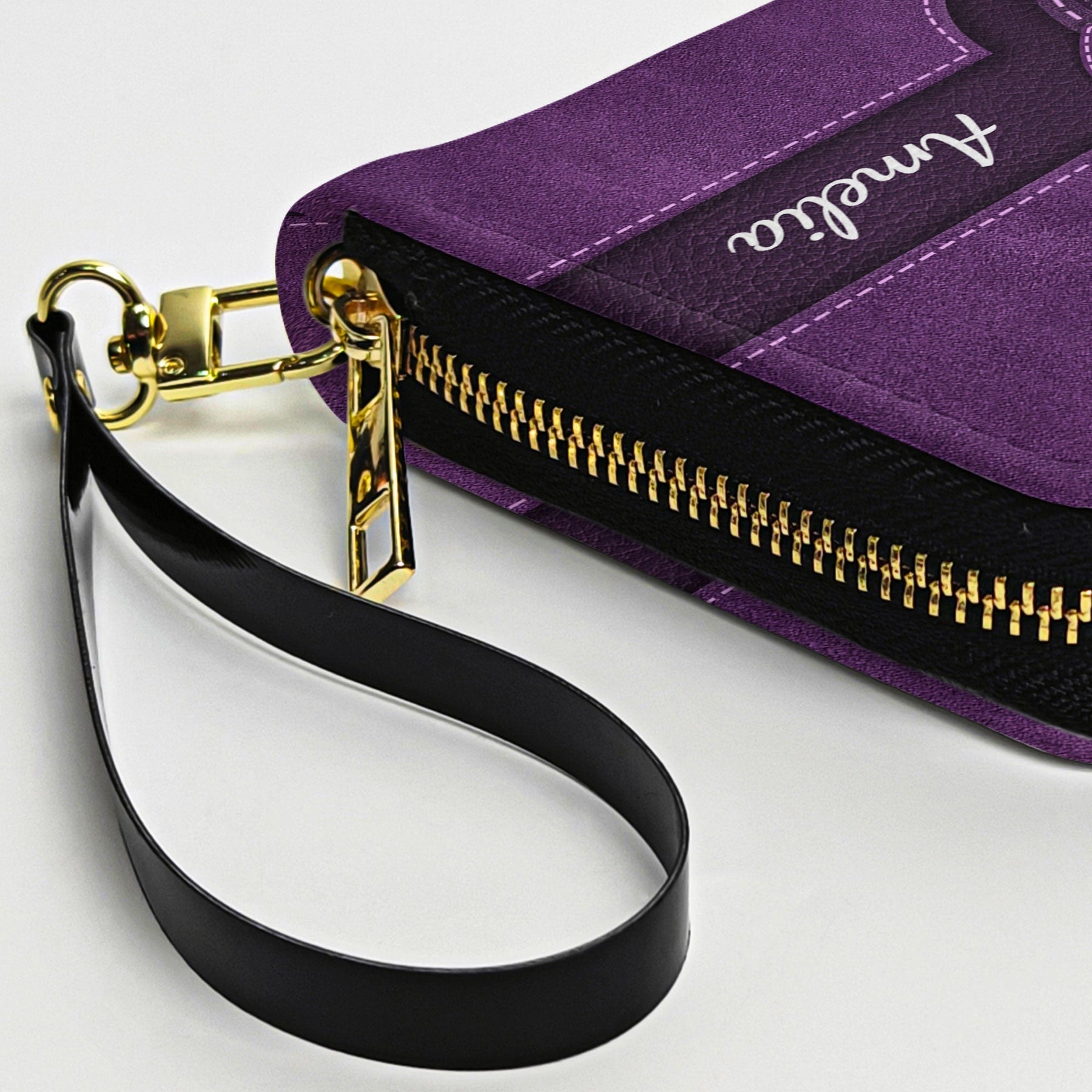 Cool Grandma - Personalized Leather Long Wallet