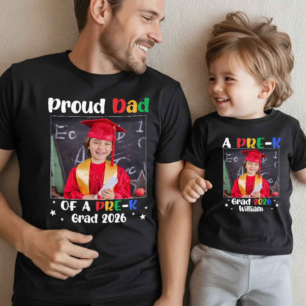 Custom Family Pre-K Graduation - Personalized Photo Shirt