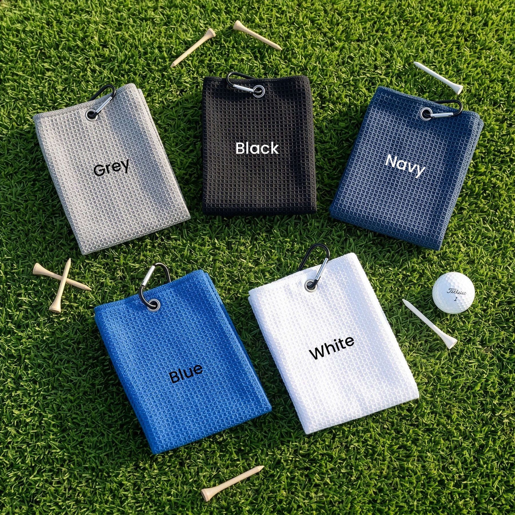 Custom Name And Birth Flower For Golf Lover - Personalized Golf Towel