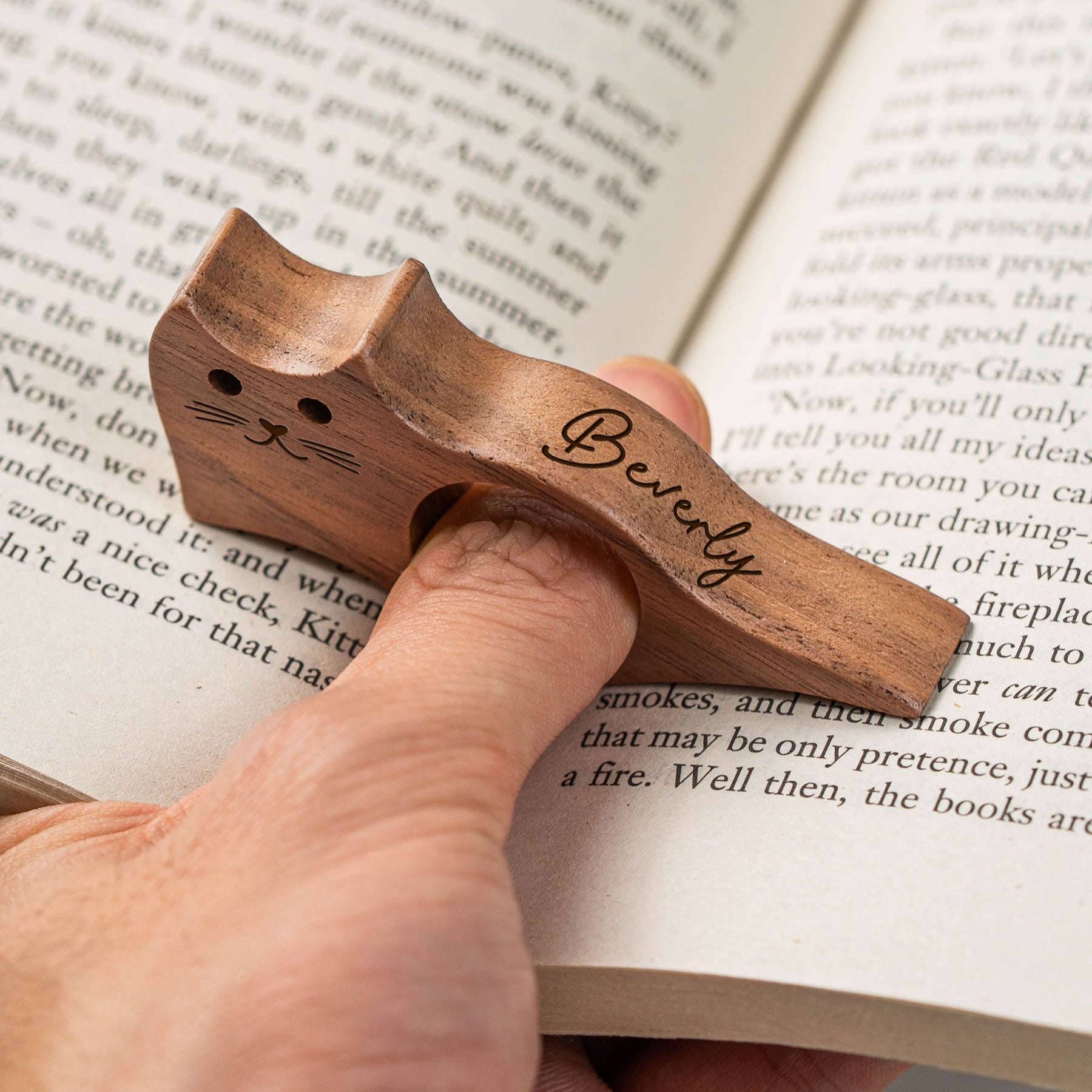 Custom Name For Book Lovers, Pet Lovers - Personalized Book Page Holder