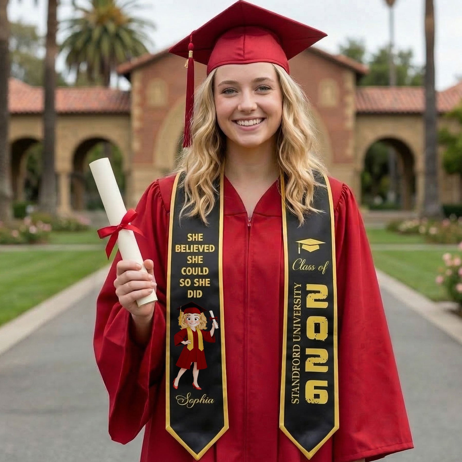 Customize Graduation - Personalized Graduation Stole