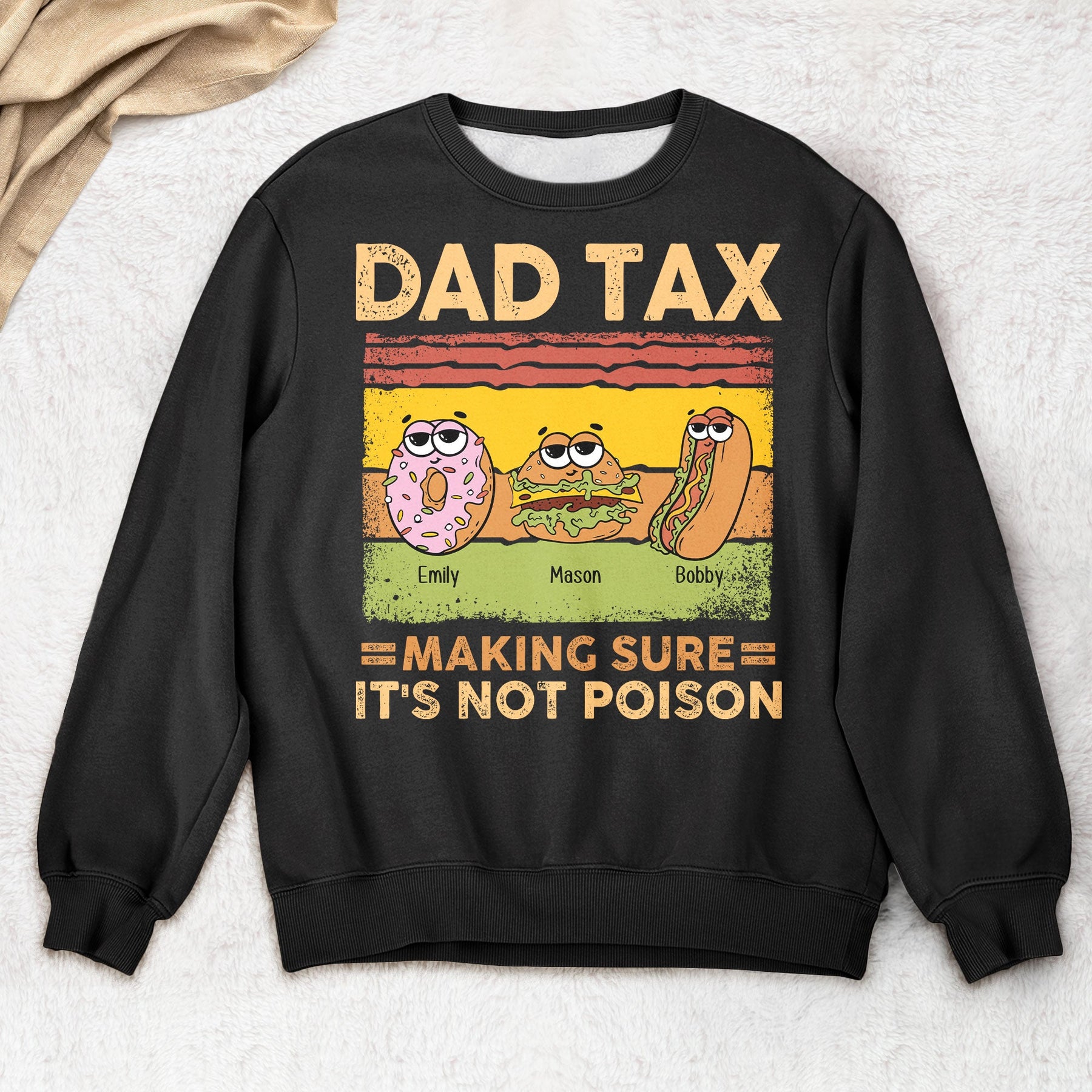 Dad Tax Making Sure It's Not Poison - Personalized Shirt - Gift For Dad