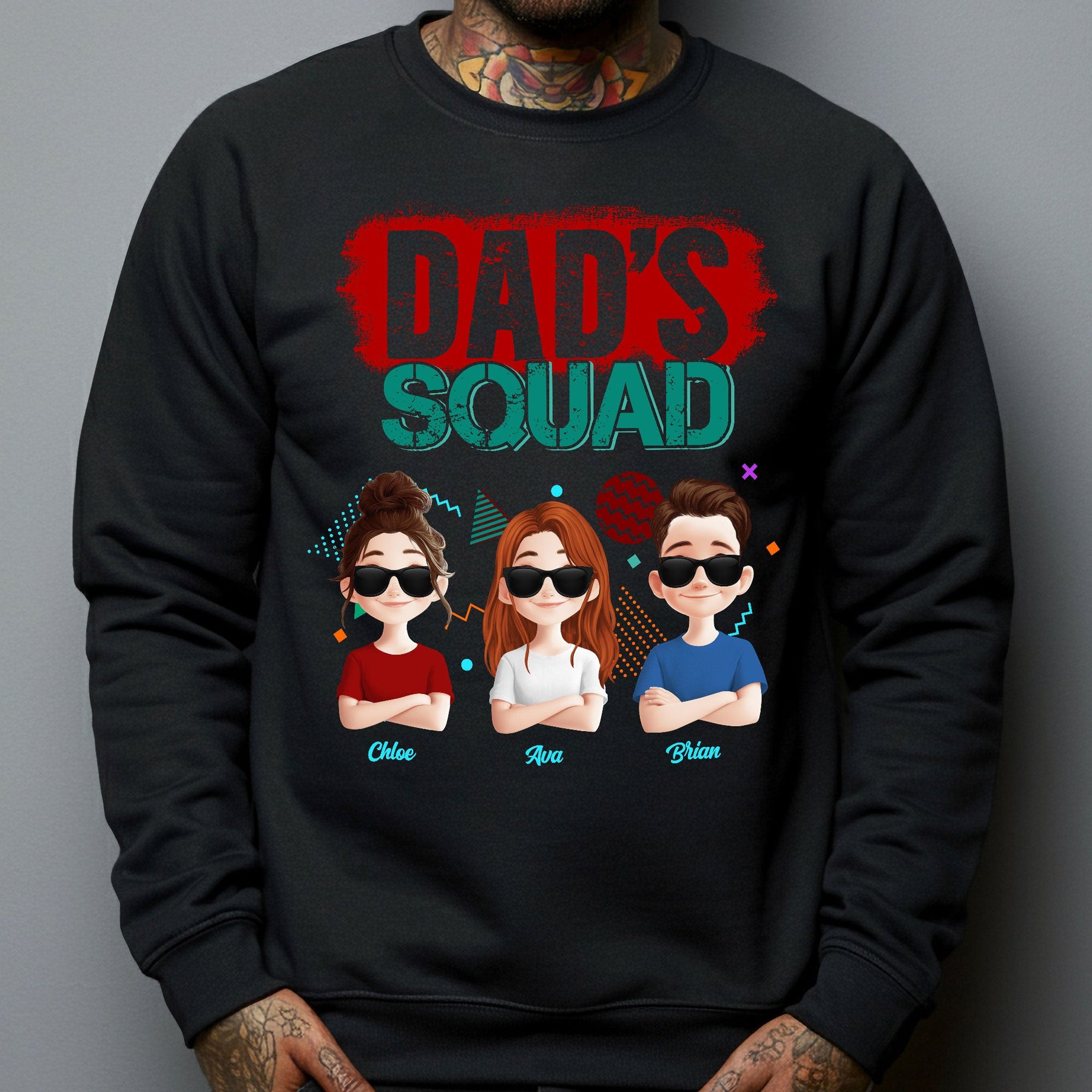 Dad's Squad - Personalized Shirt
