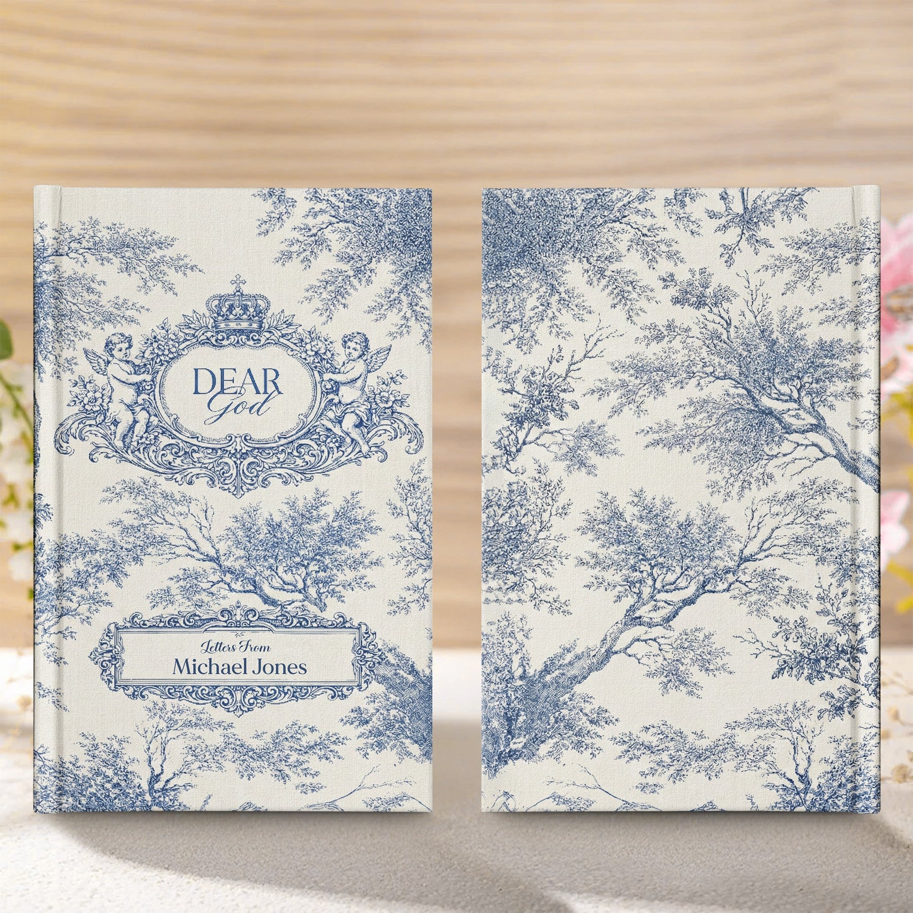 Dear God Letters From - Sermon Notes Faith Gift - Personalized Hardcover Journal