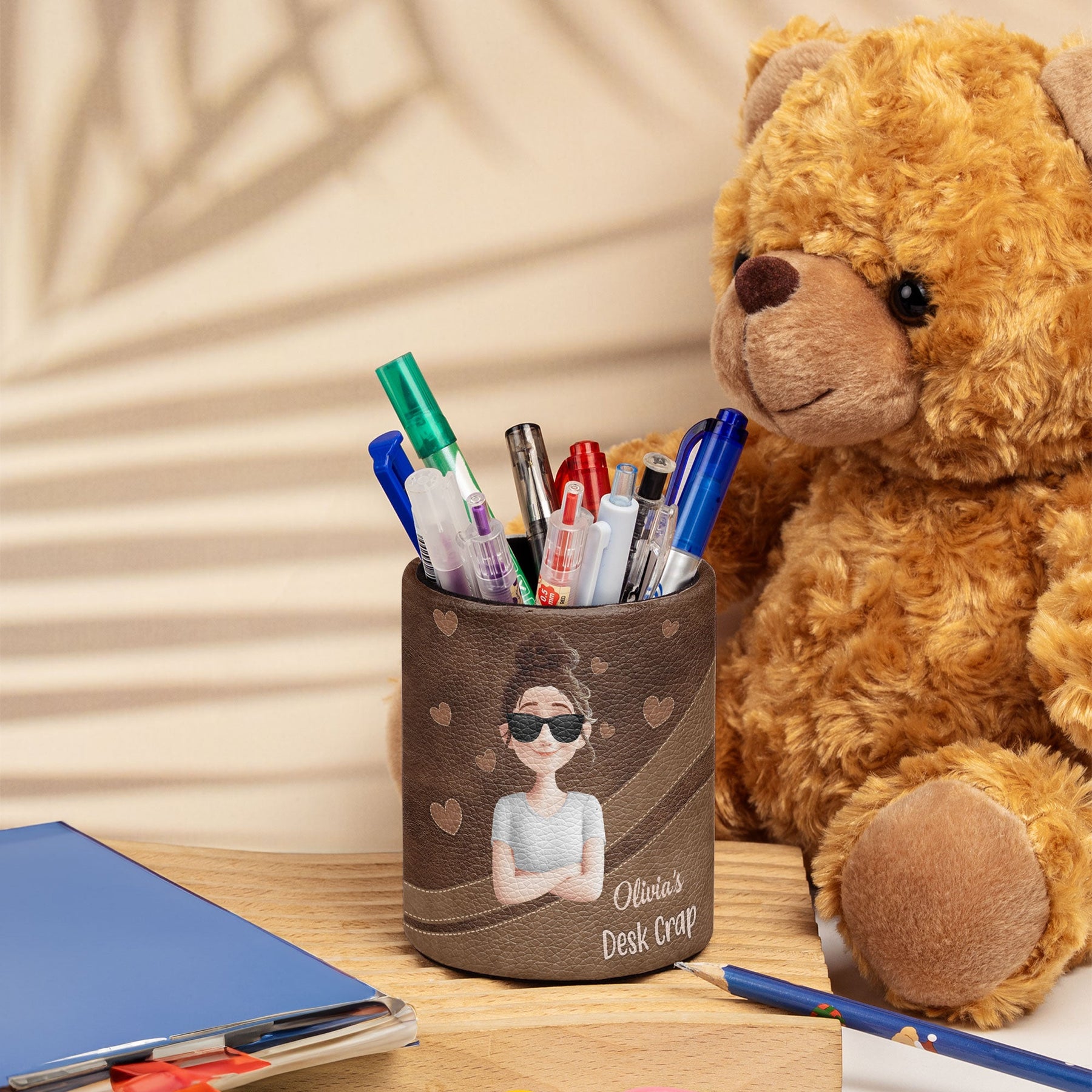 Desk Crap - Personalized Pen Holder