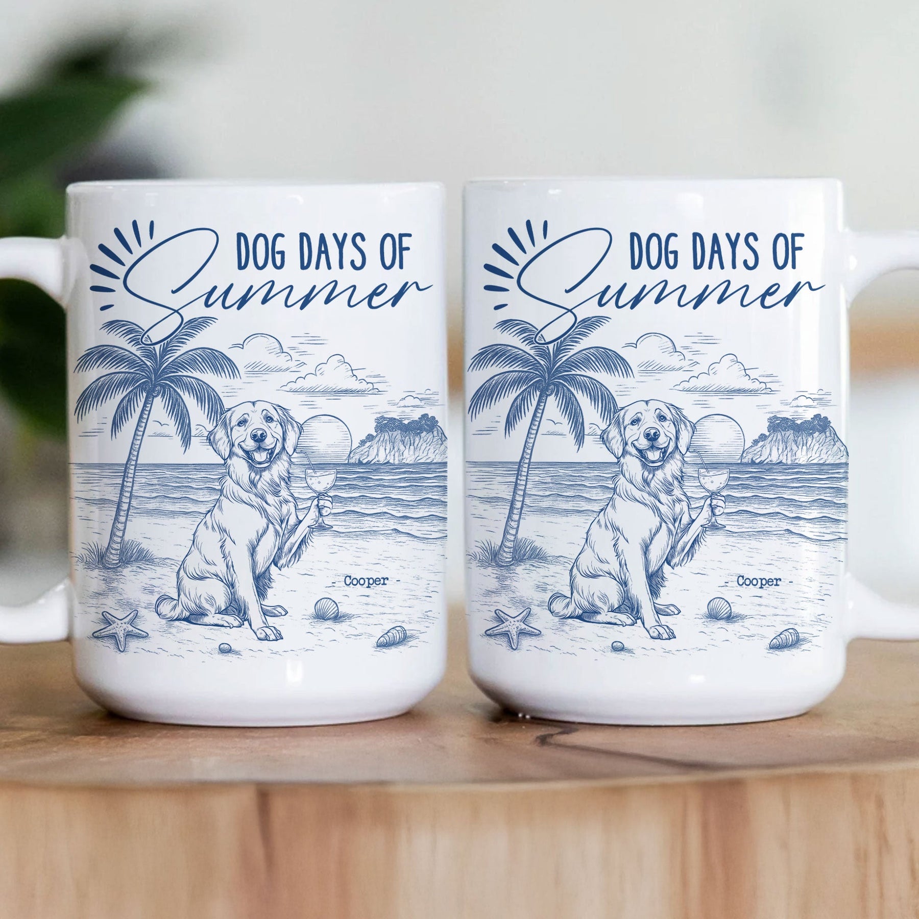 Dog Days Of Summer - Personalized Mug
