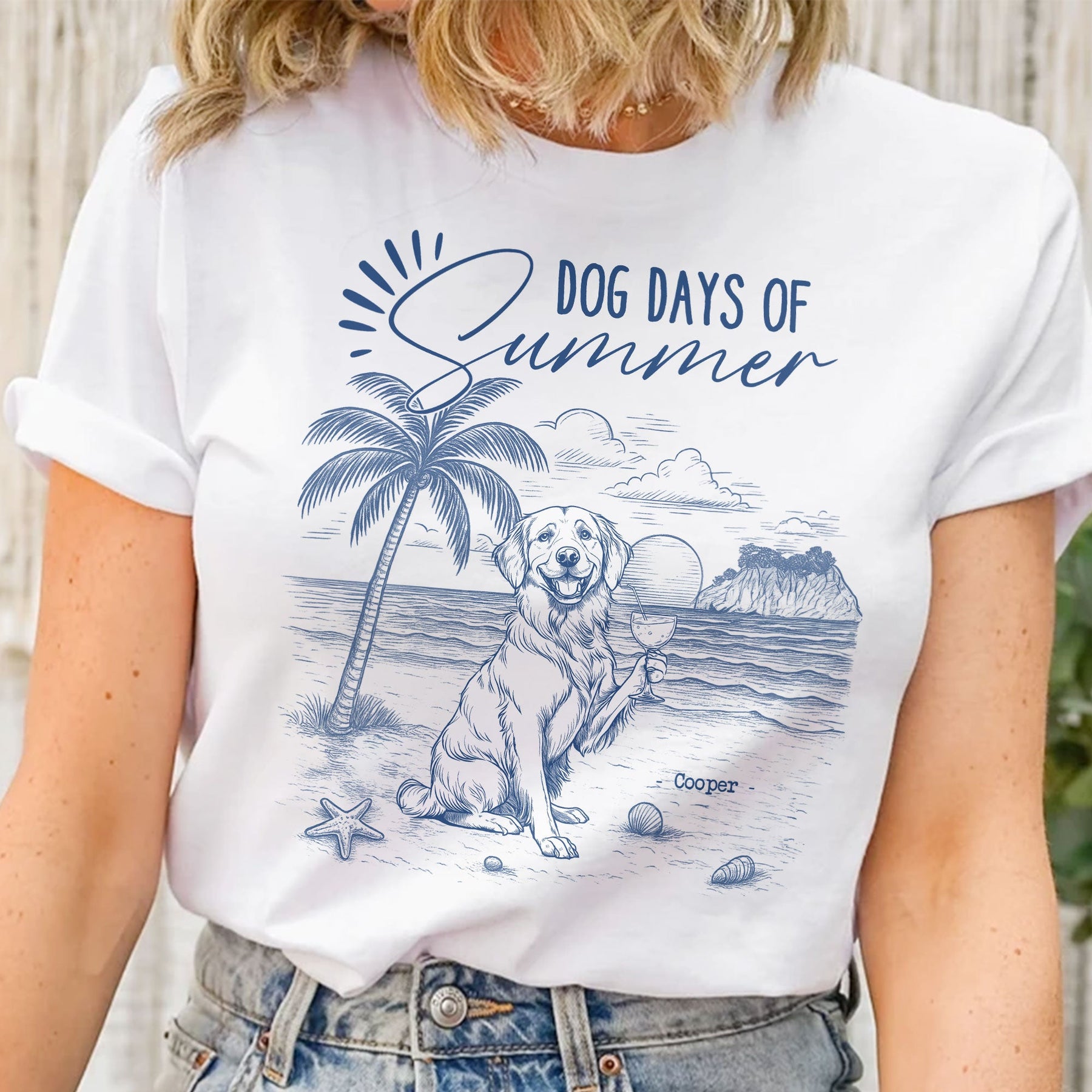 Dog Days Of Summer - Personalized Shirt