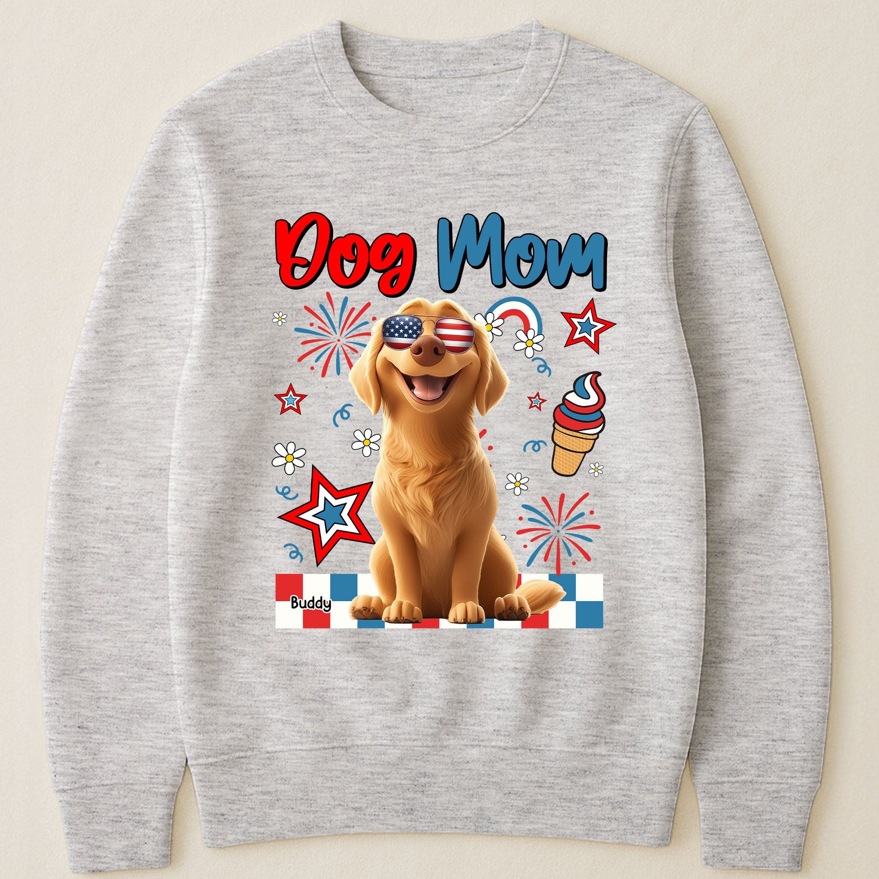Dog Mom - Independence Day - Personalized Shirt