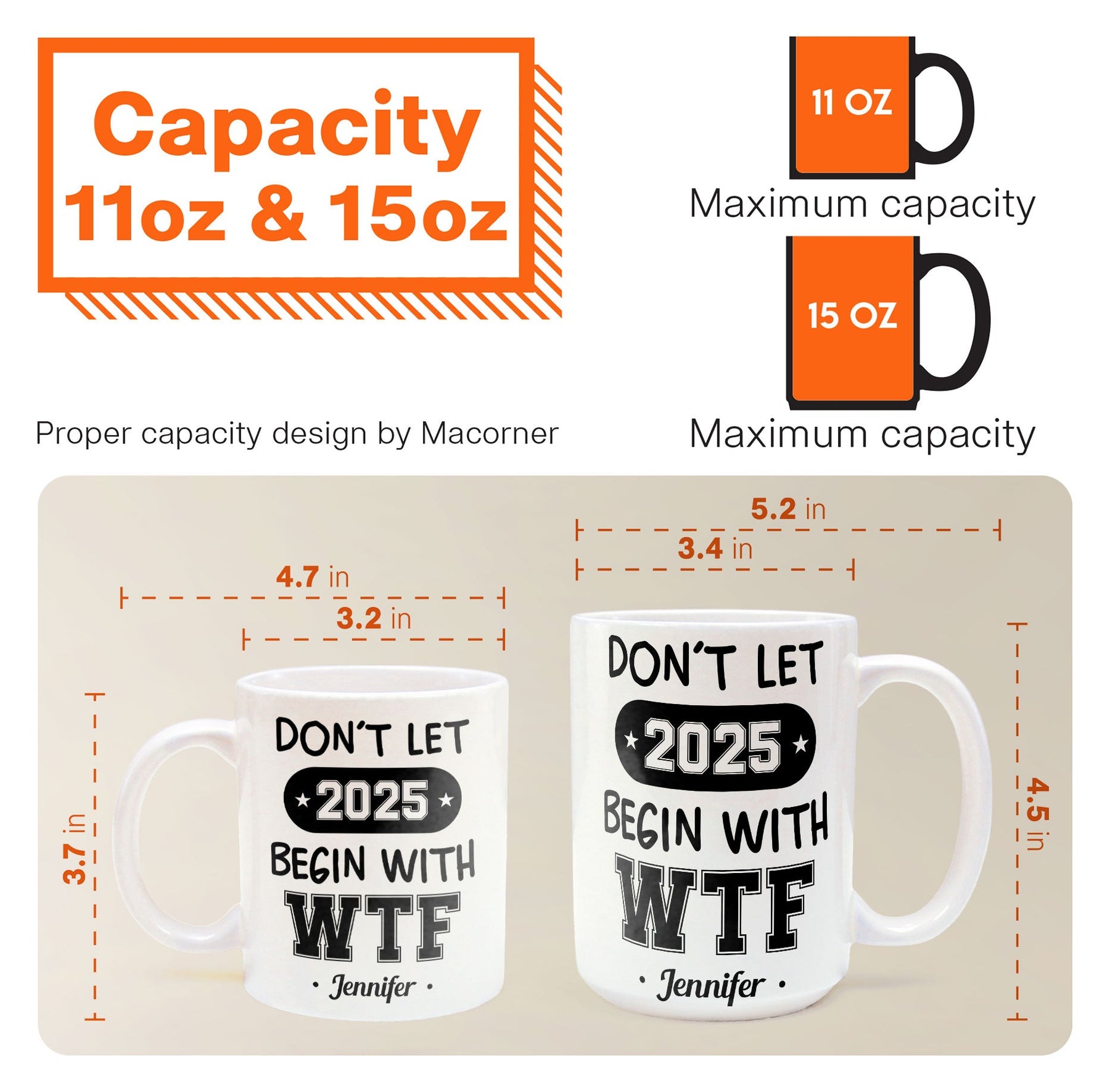 Don't Let 2026 Begin With WTF - Personalized Mug