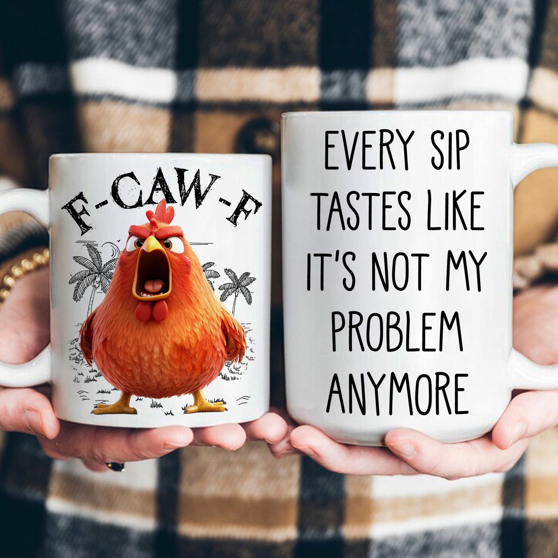 FCAWF Every Sip Tastes Like It's Not My Problem Anymore Retirement Gifts - Personalized Mug