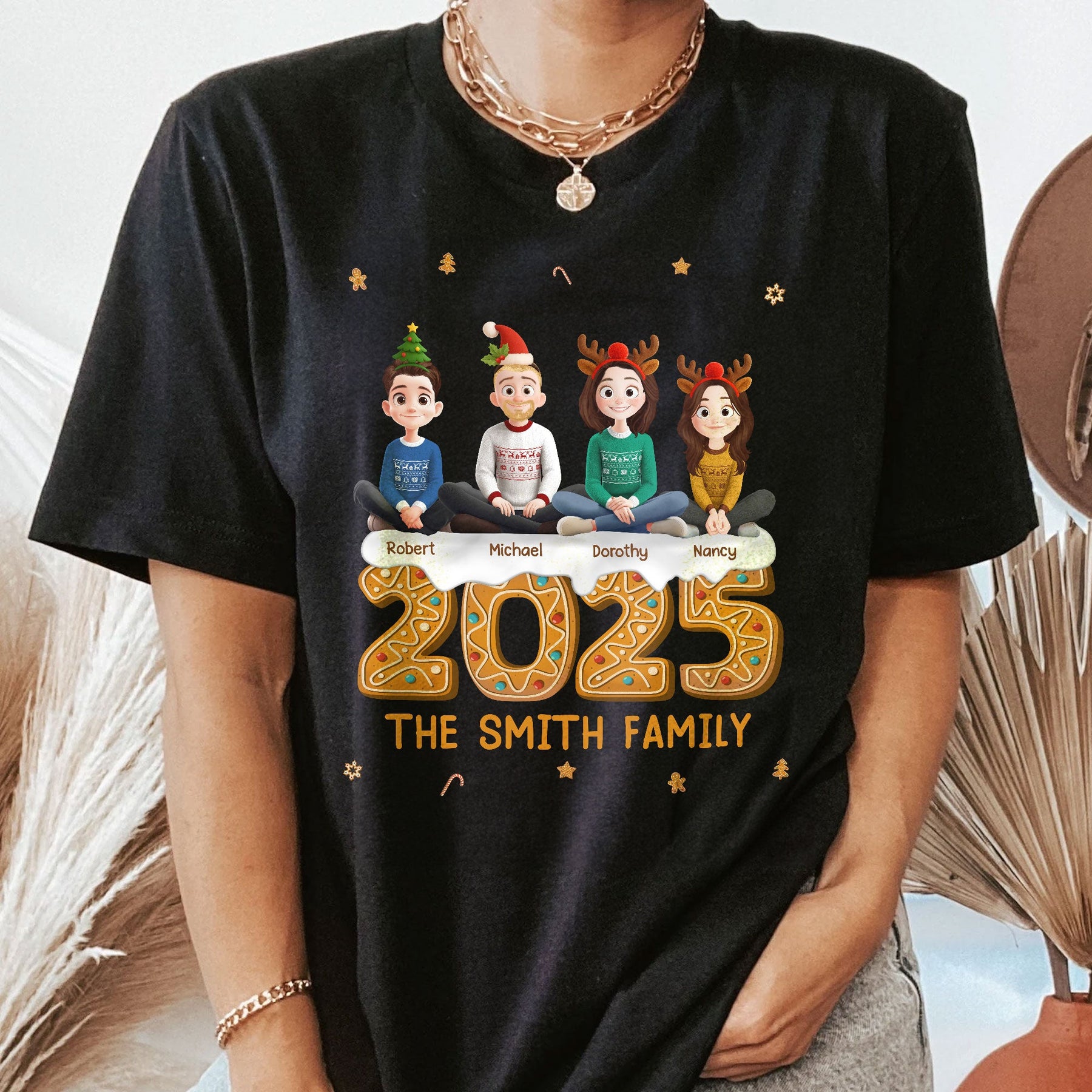 Family 2026 - Gingerbread Version - Personalized Shirt