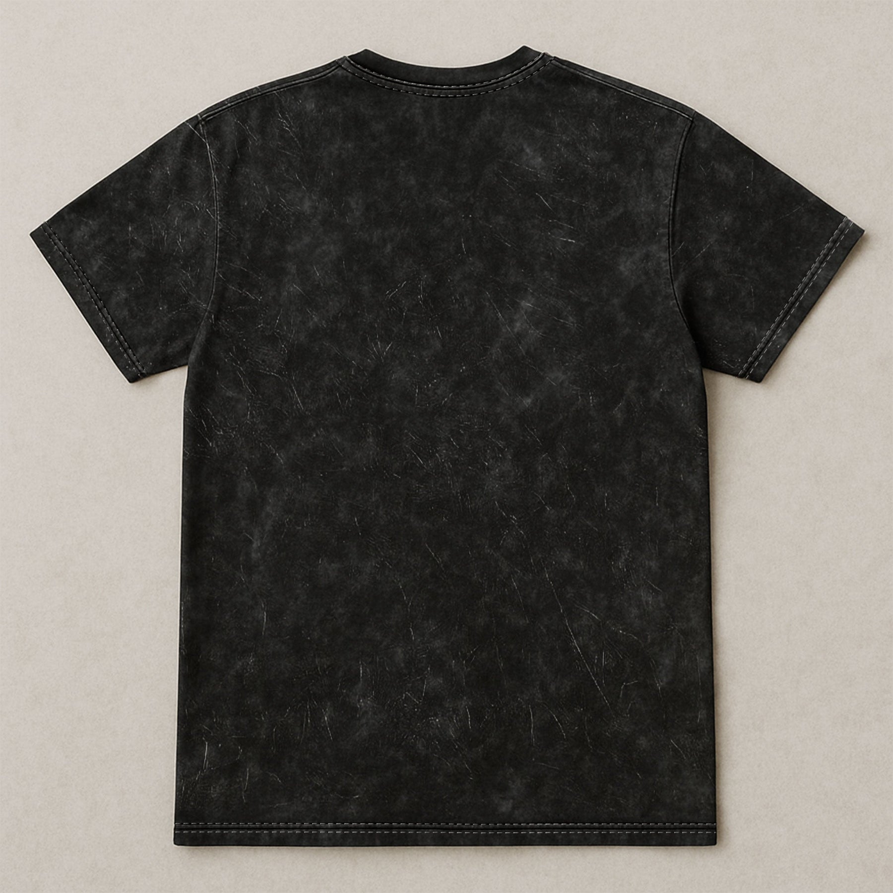 First Dad Now Grandpa Bear - Personalized Acid Wash T‑Shirt