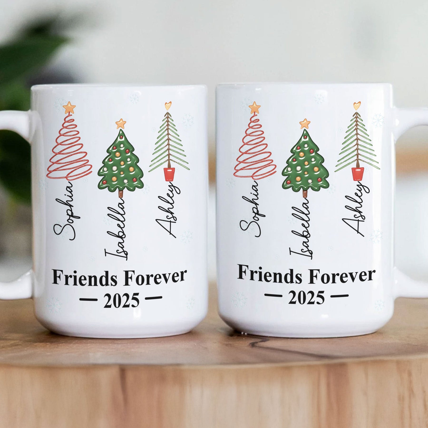 Friends, Family Tree Names - Personalized Mug