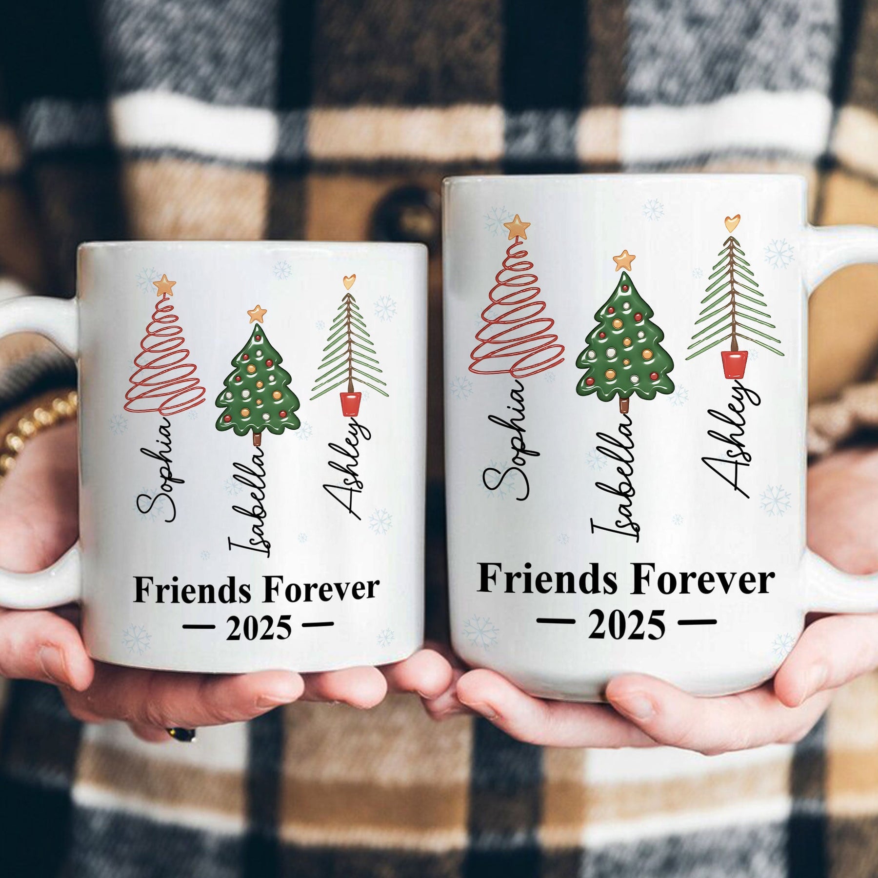 Friends, Family Tree Names - Personalized Mug