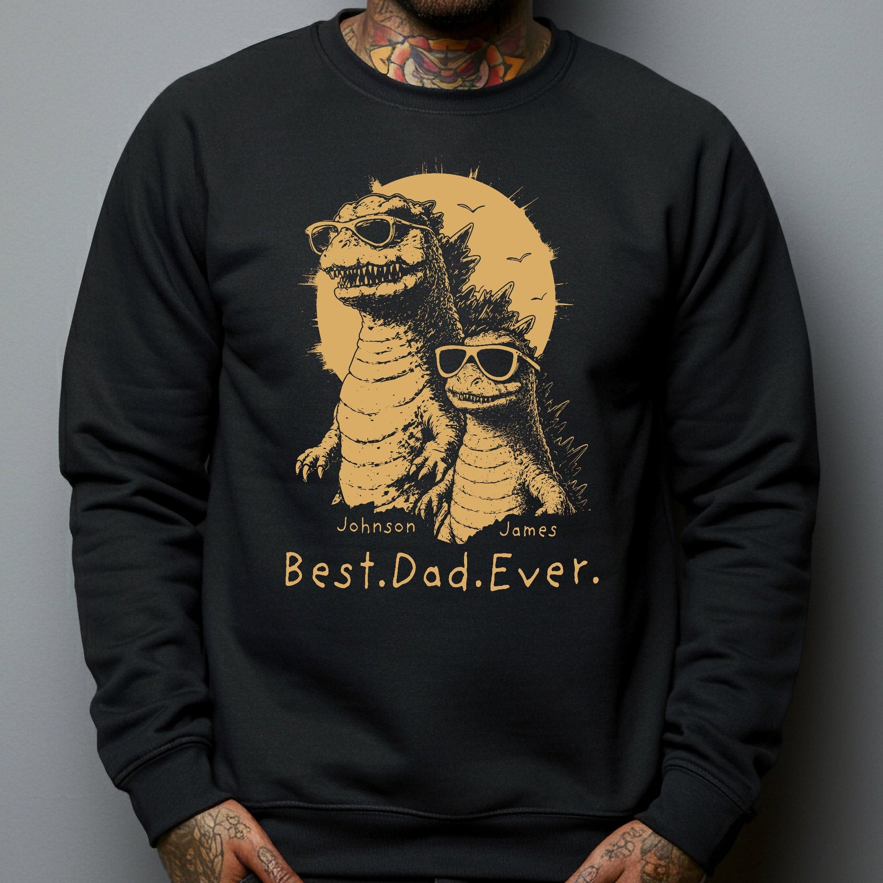 Funny Dad Father's Day Gift Monster - Personalized Shirt