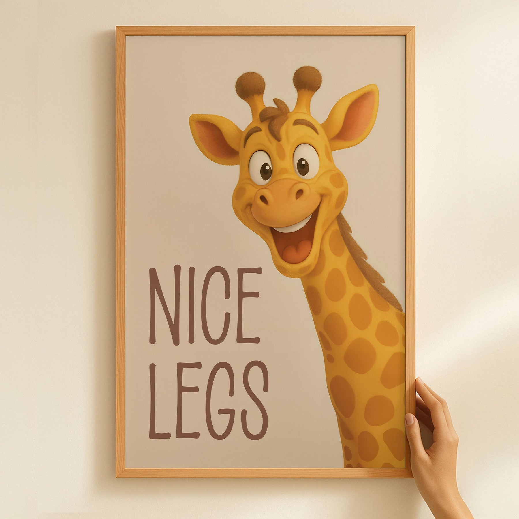 Funny Farm Animals Bathroom Poster, Toilet Humor - Personalized Poster
