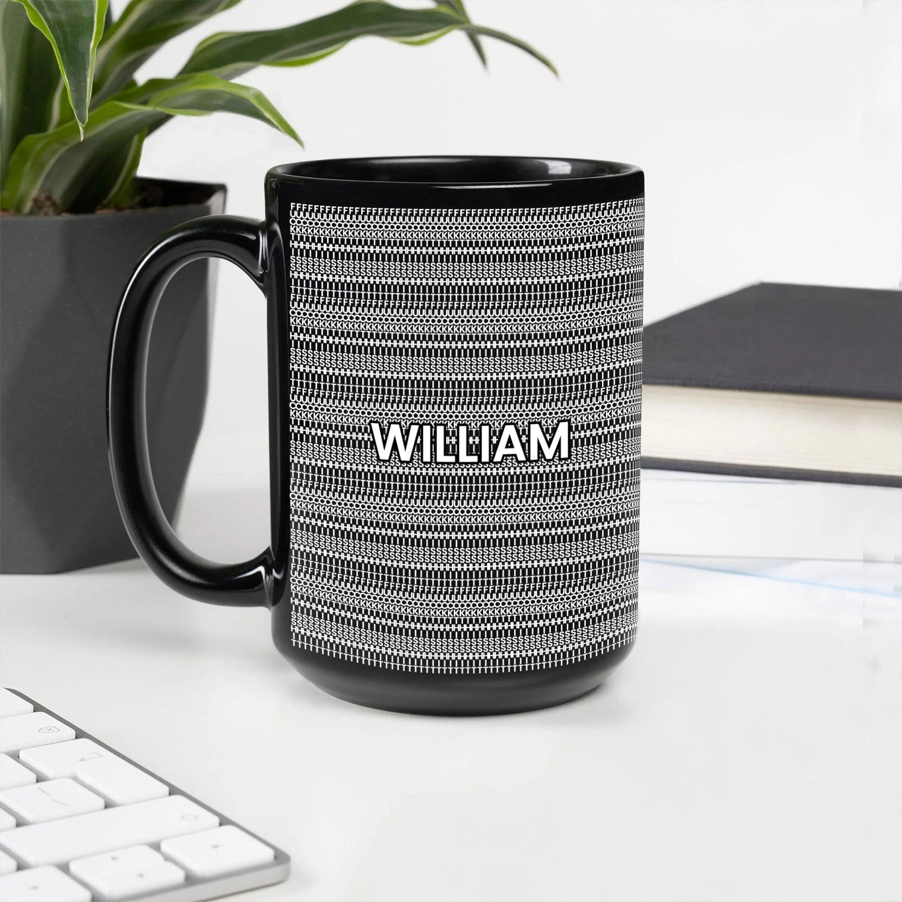 Funny Hidden Swear Words For Coworkers, Self Gift - Personalized Mug