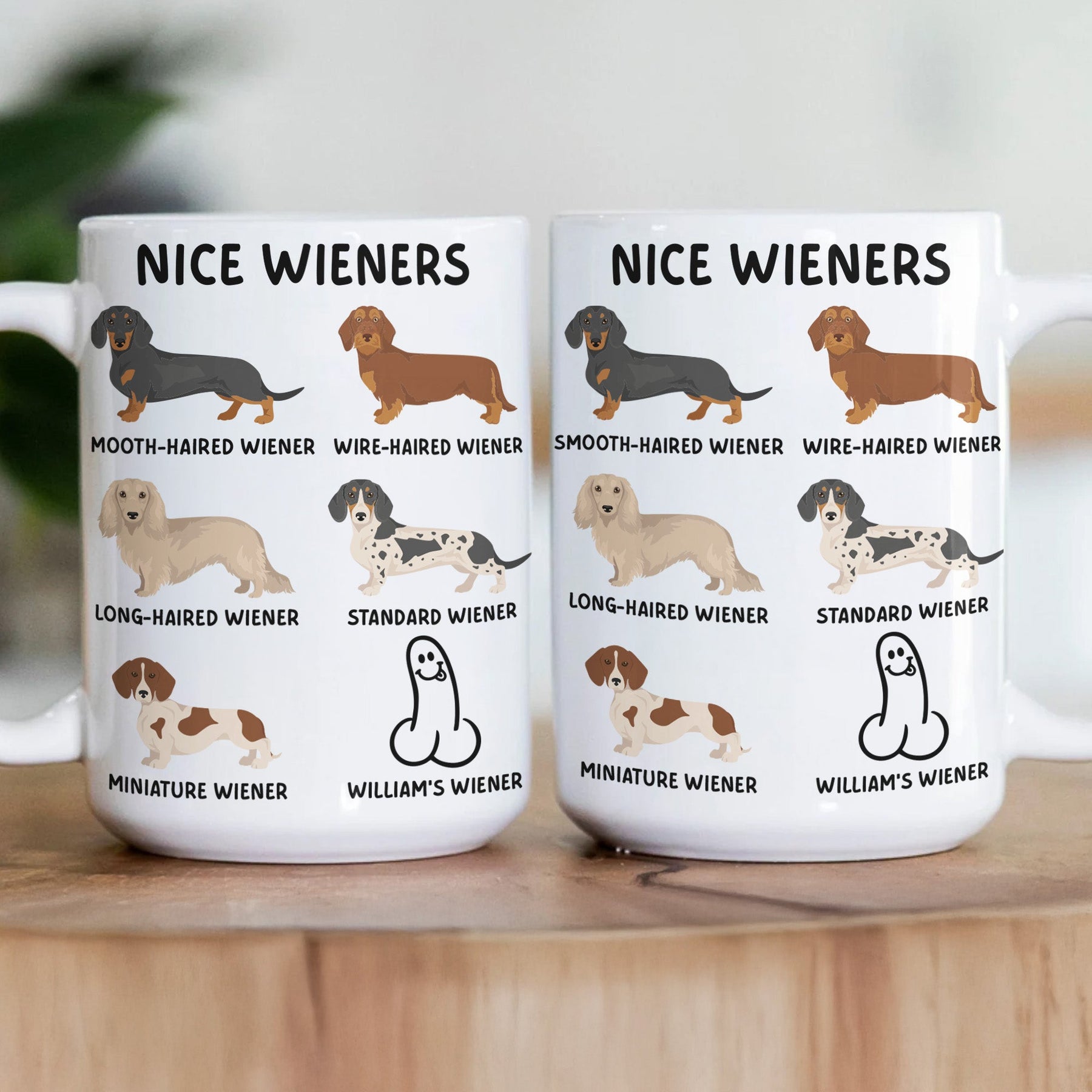 Funny Mug - Nice Wieners - Funny Gifts For Husband, Bf, Coworker Troll - Personalized Mug