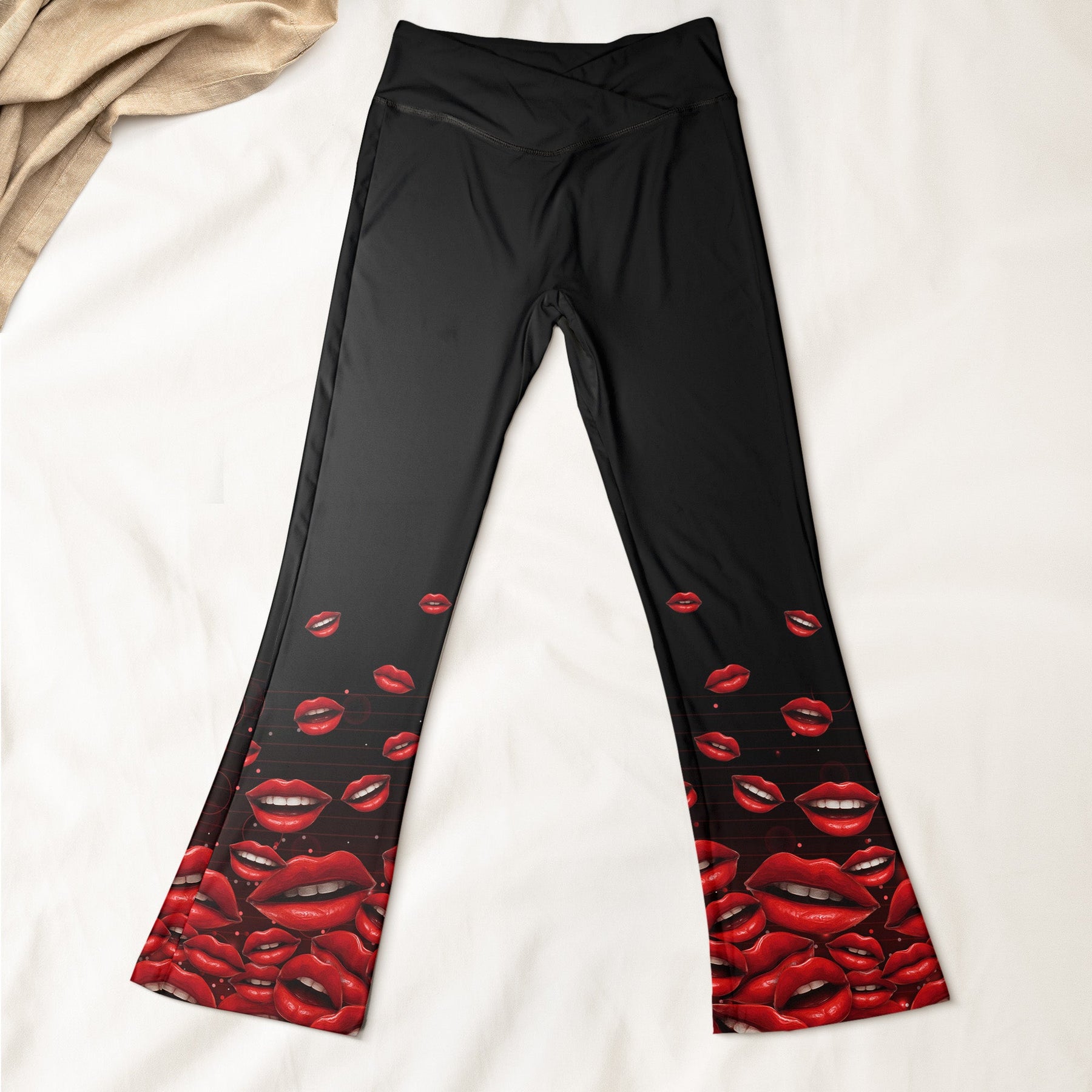 Funny Wife Gift I Licked It So It's Mine - Personalized Photo Flare Leggings
